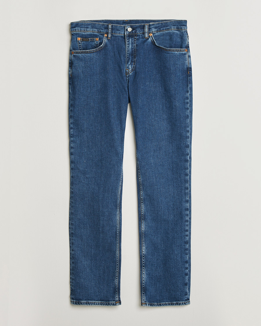 Herre | Bukser | Gant | Regular Fit Jeans Mid Blue Vintage
