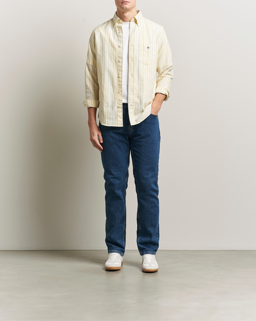 Herre | Jeans | GANT | Regular Fit Jeans Mid Blue Vintage