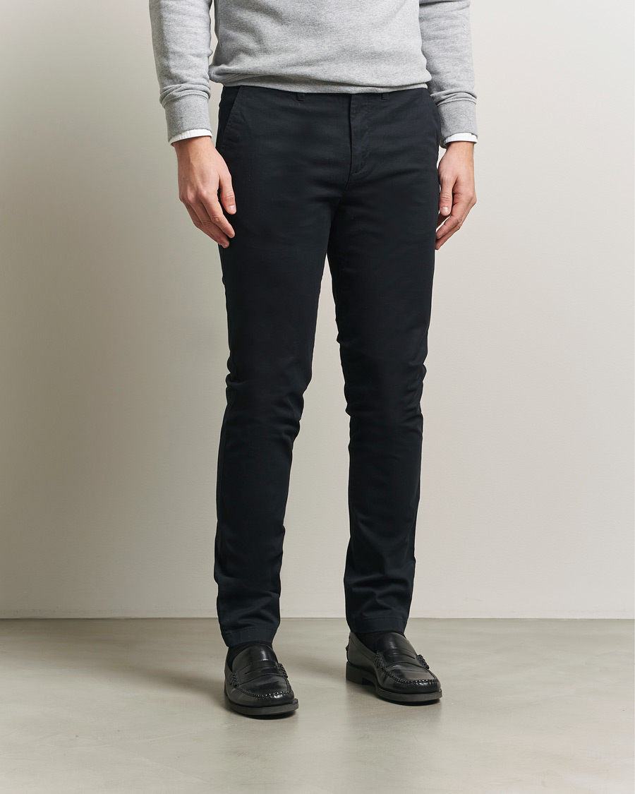 Herre | Bukser | GANT | Slim Fit Chinos Black