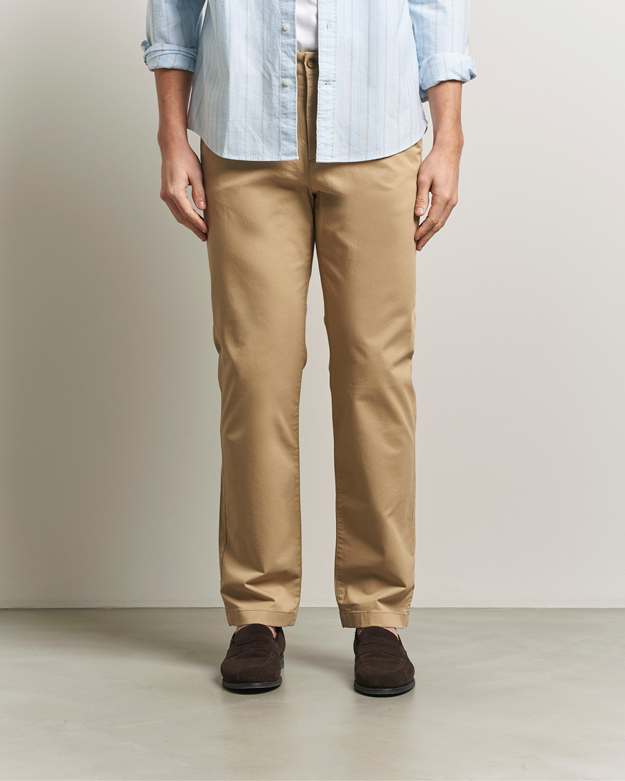 Herre | Bukser | GANT | Regular Fit Chinos Dark Khaki