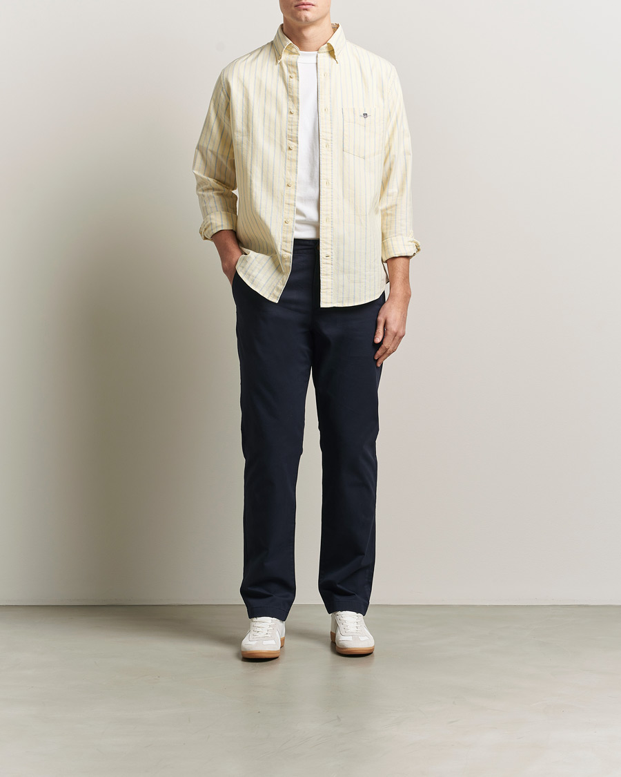 Herre | Bukser | GANT | Regular Fit Chinos Evening Blue