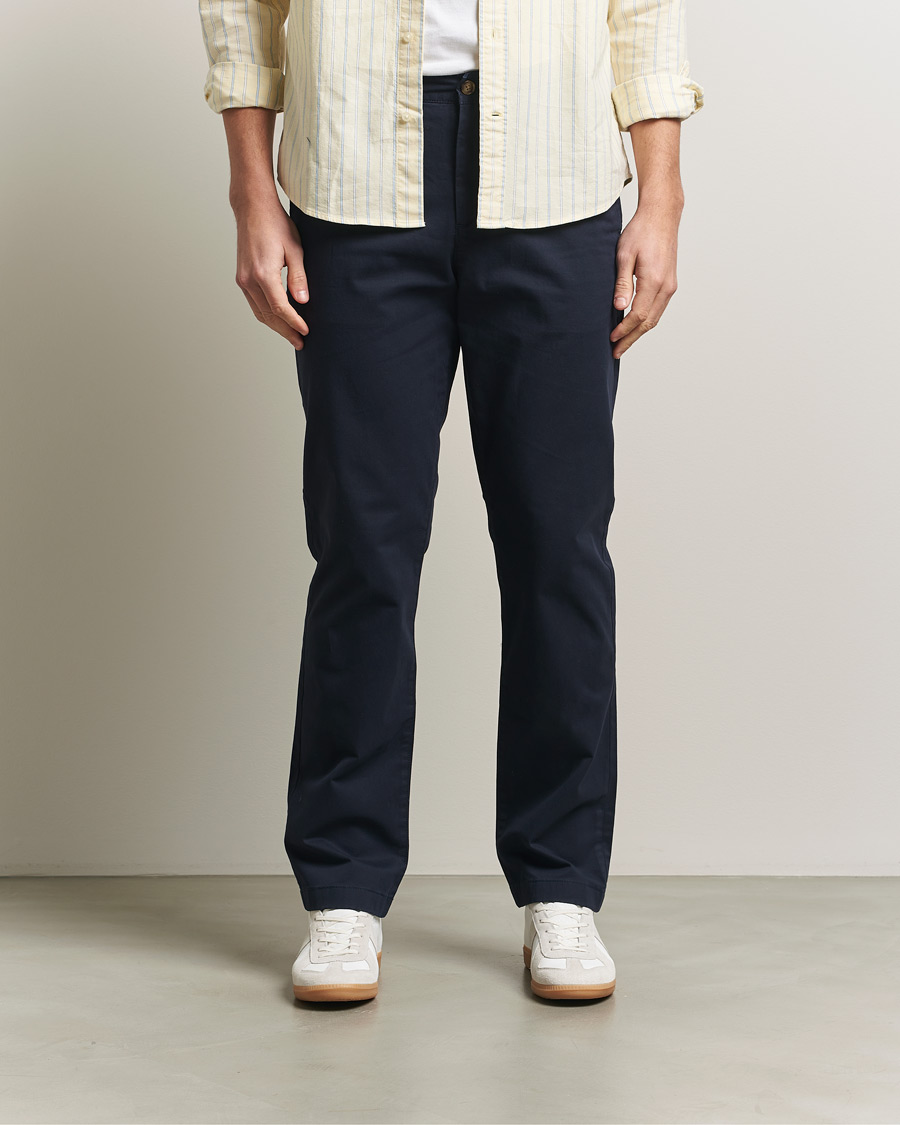 Herre | Bukser | GANT | Regular Fit Chinos Evening Blue