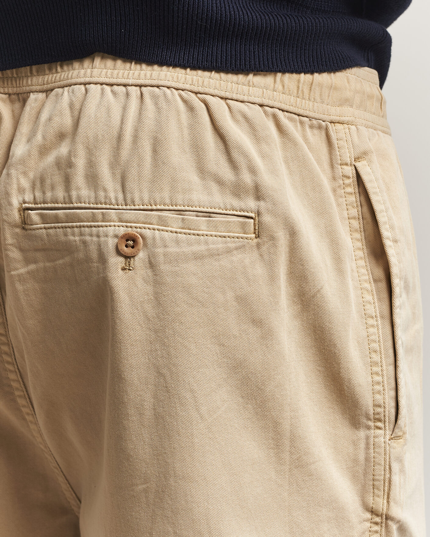 Herre | Shorts | GANT | Regular Fit Sunfaded Drawstring Oat Beige