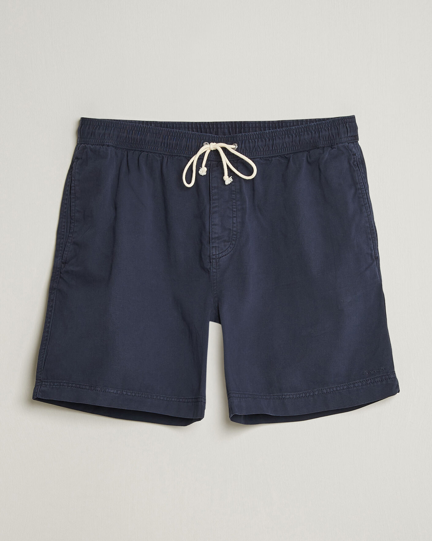 Herre | Shorts | GANT | Regular Fit Sunfaded Drawstring Evening Blue