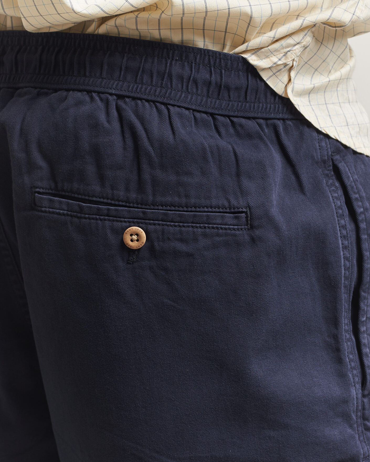 Herre | Shorts | Gant | Regular Fit Sunfaded Drawstring Evening Blue