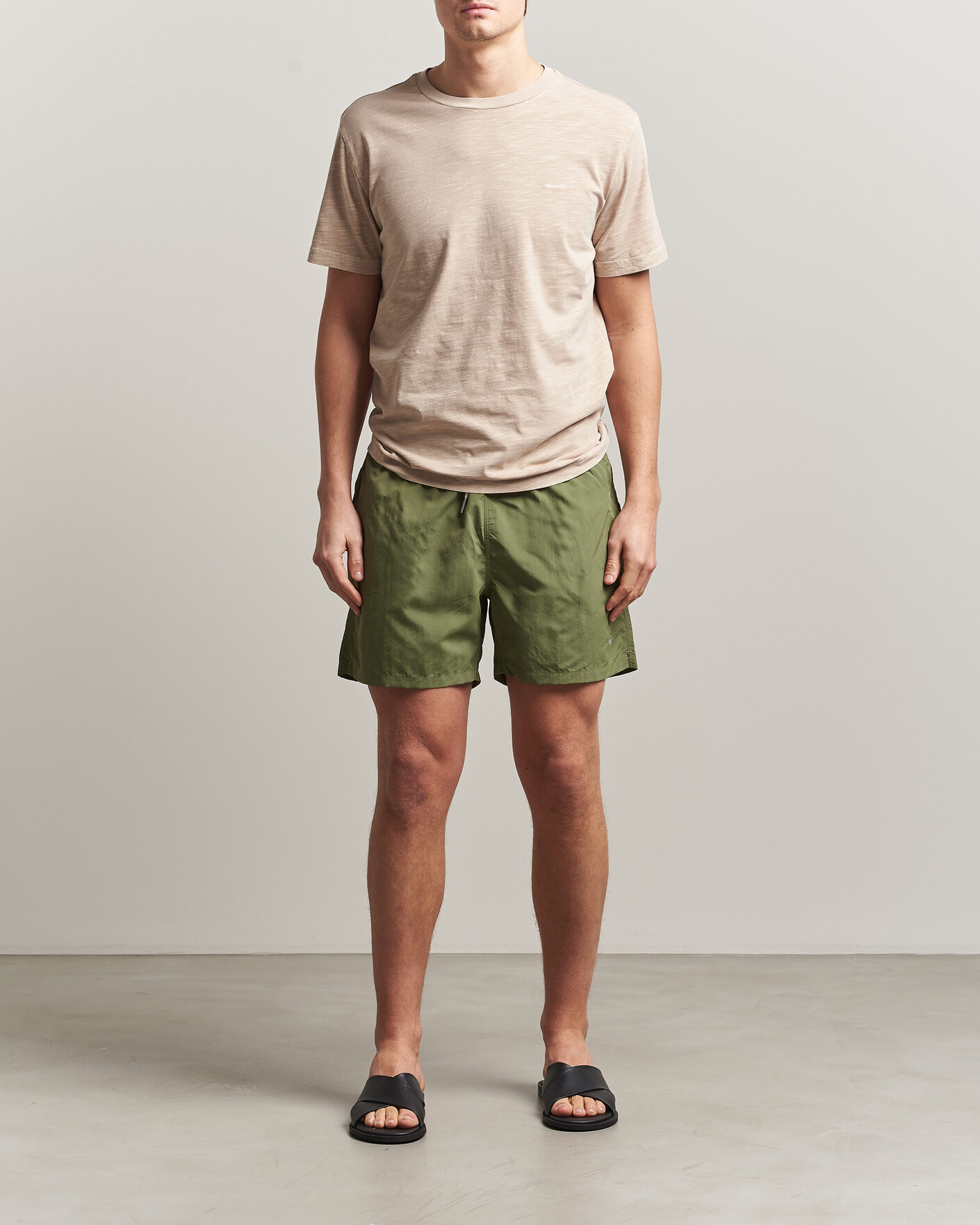 Herre | Badebukser | Gant | Basic Swimshorts Dry Herb Green