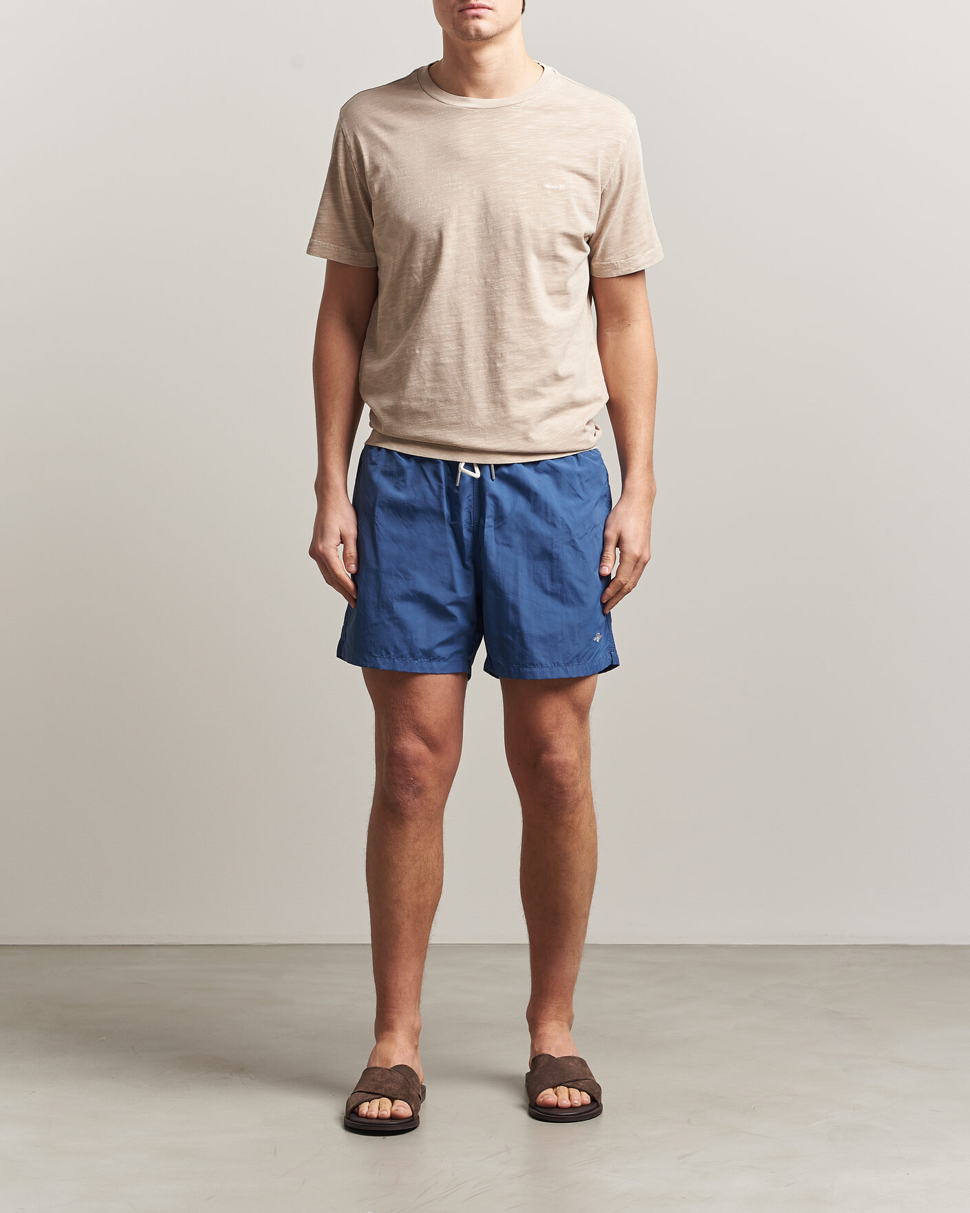 Herre | Badebukser | Gant | Basic Swimshorts Vintage Blue