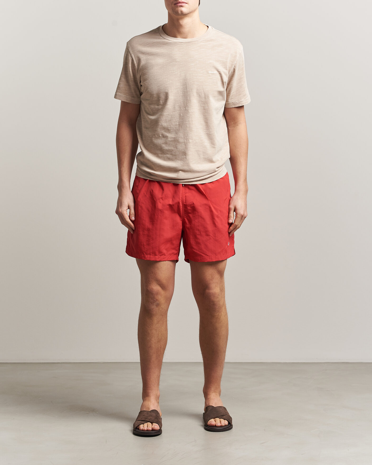 Herre | Badebukser | Gant | Basic Swimshorts Rose Red