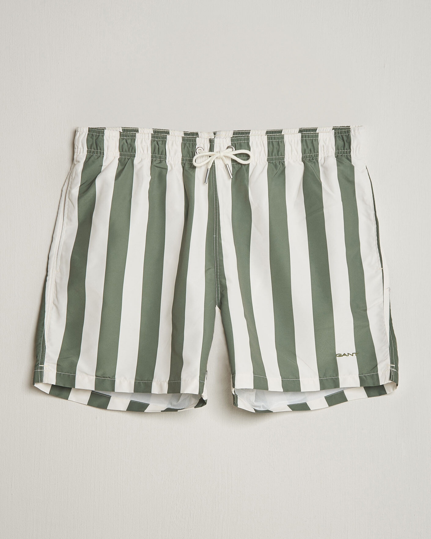 Herre | Badebukser | GANT | Blockstriped Swimshorts Dry Herb Green