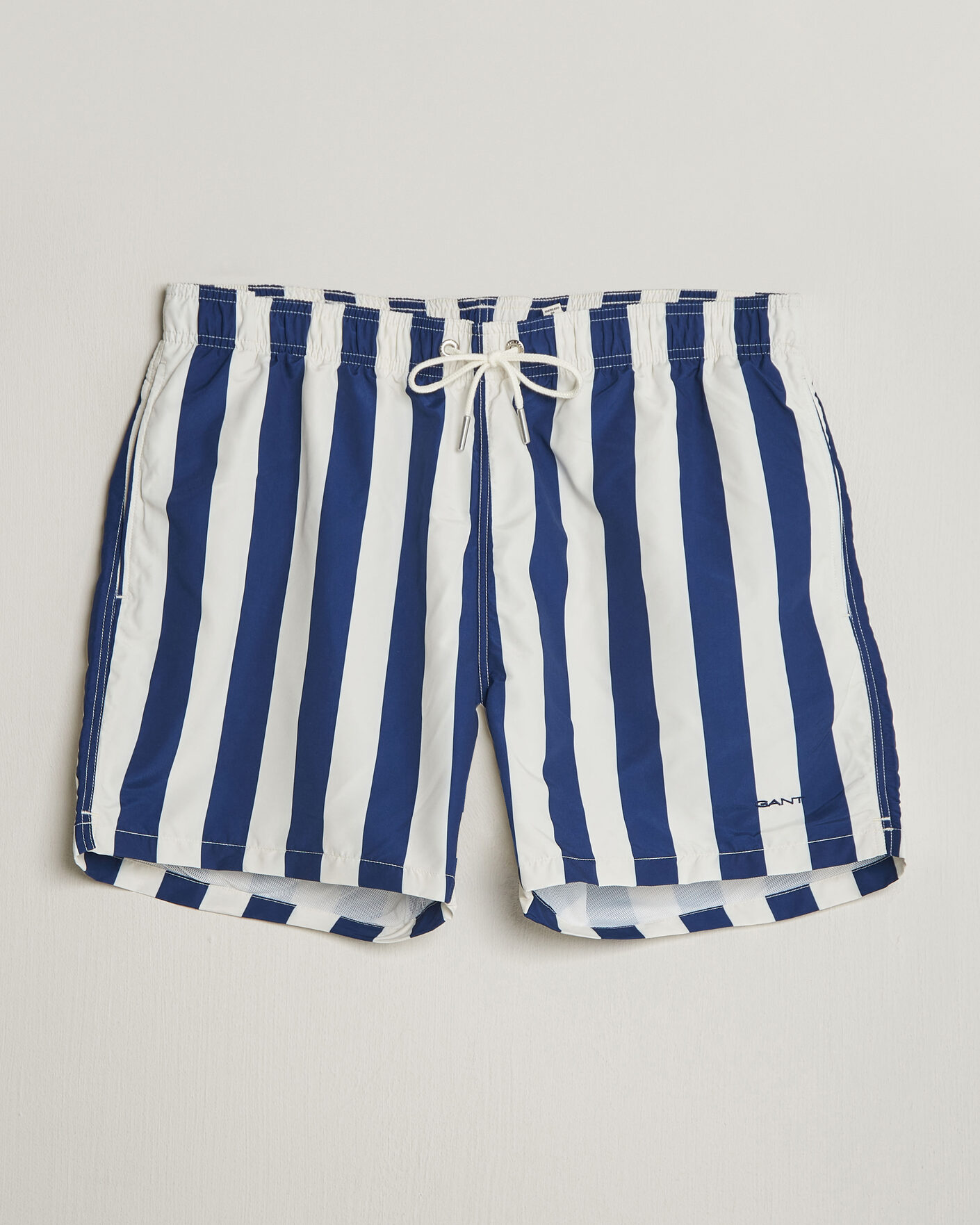 Herre | Badebukser | Gant | Blockstriped Swimshorts Rich Navy