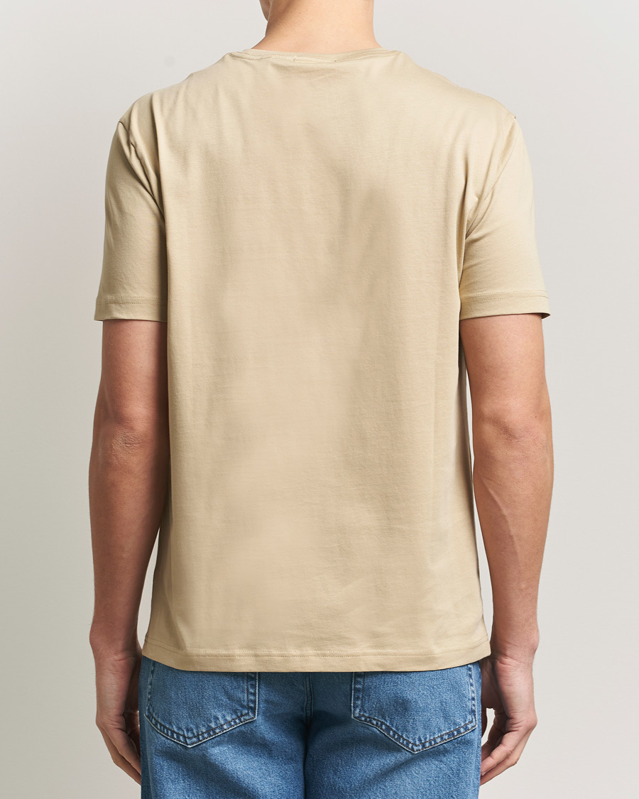 Herre | T-Shirts | GANT | The Original T-Shirt Oat Beige