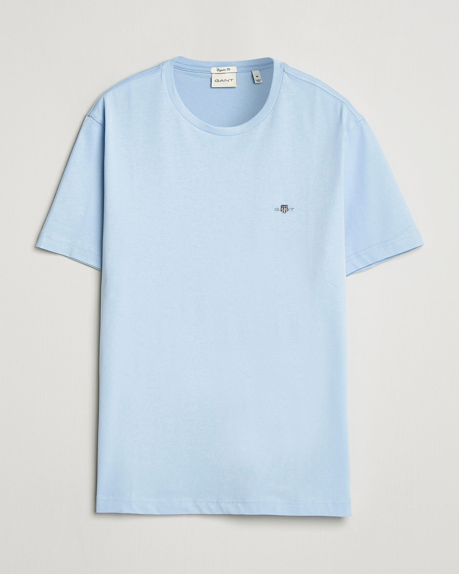Herre | T-Shirts | Gant | The Original T-Shirt Fresh Blue