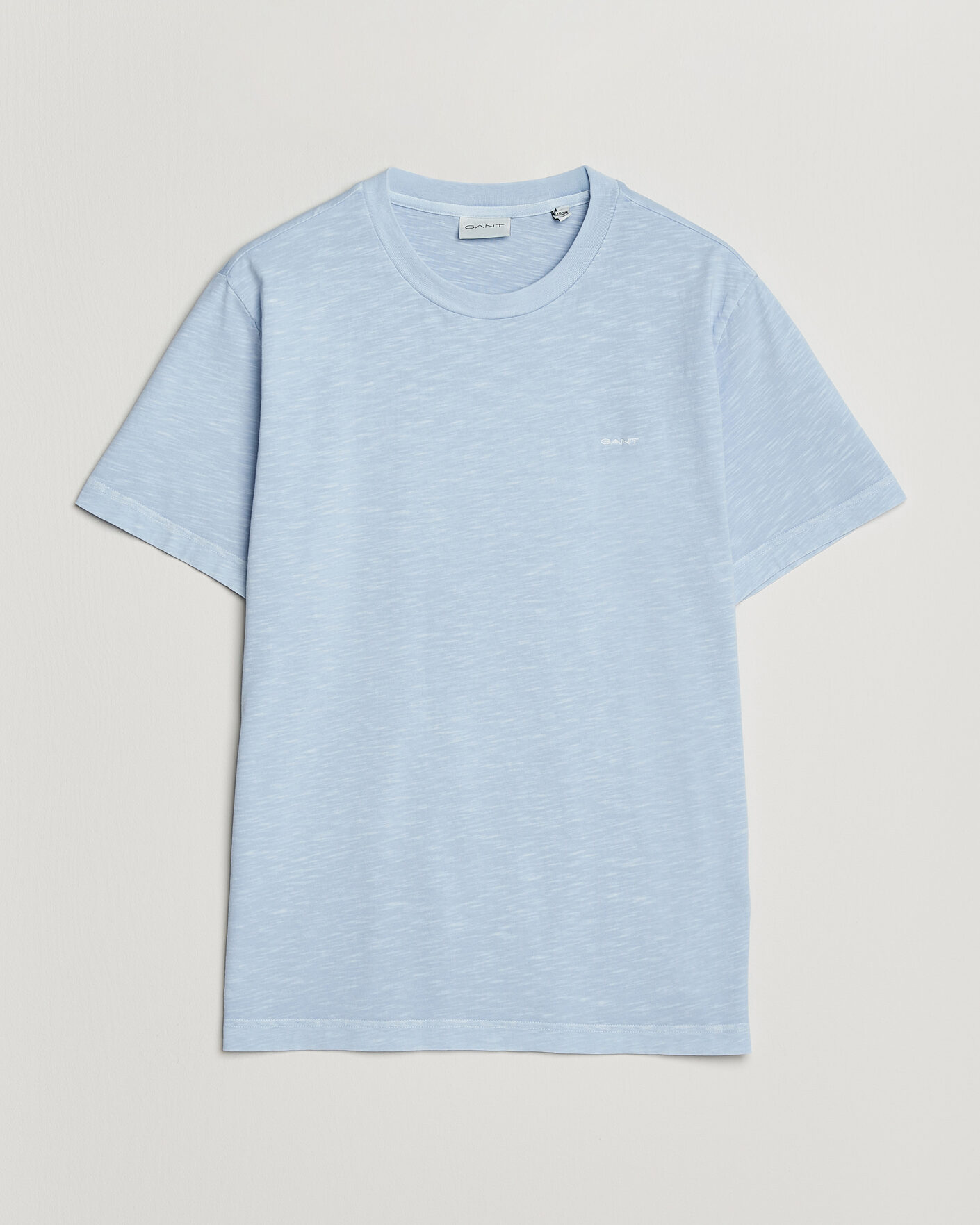 Herre | T-Shirts | Gant | Washed Slub T-Shirt Fresh Blue