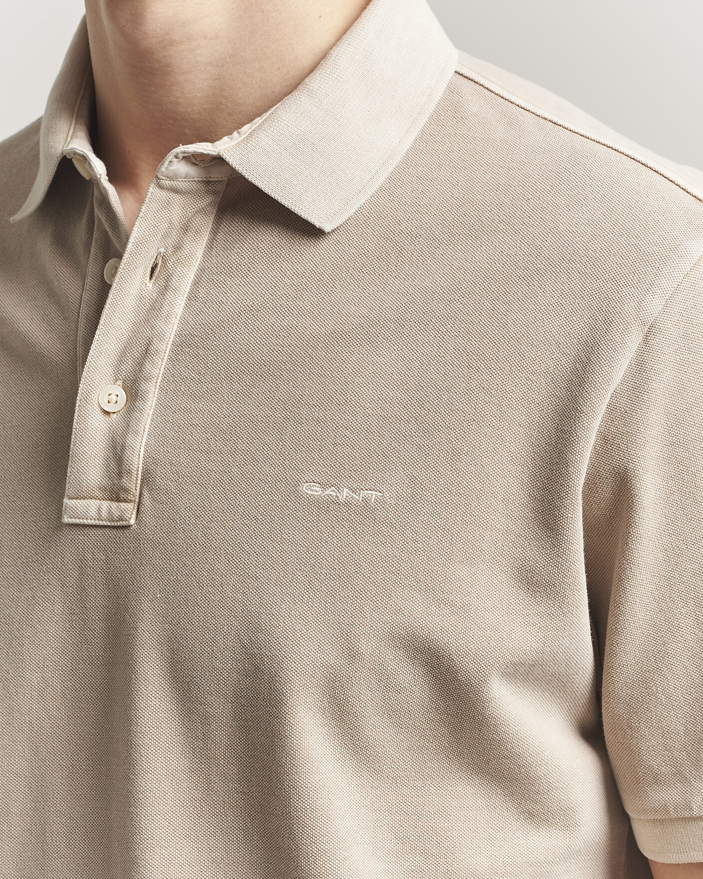 Herre | Polotrøjer | Gant | Sunfaded Polo Oat Beige