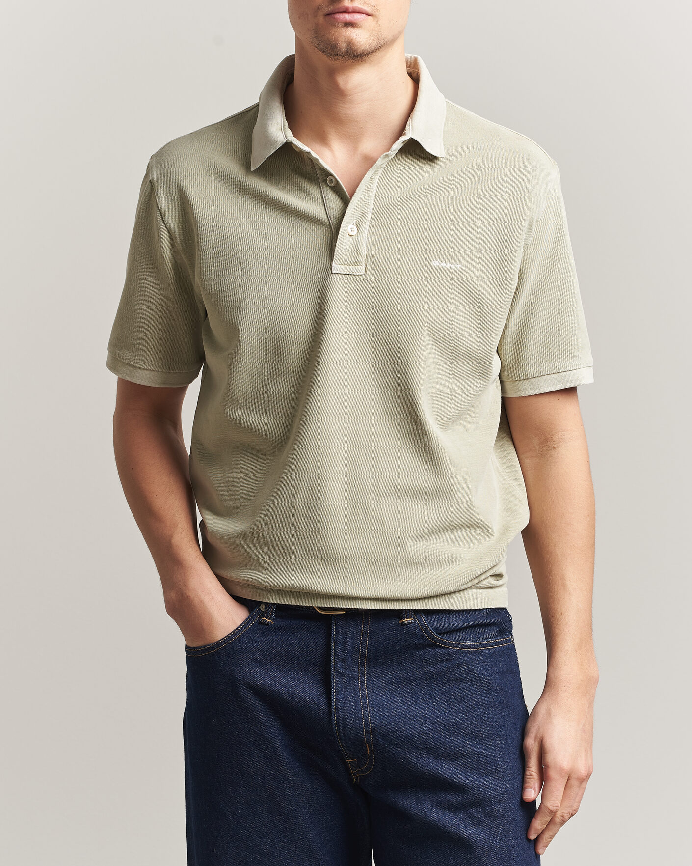 Herre | Polotrøjer | Gant | Sunfaded Polo Milky Matcha