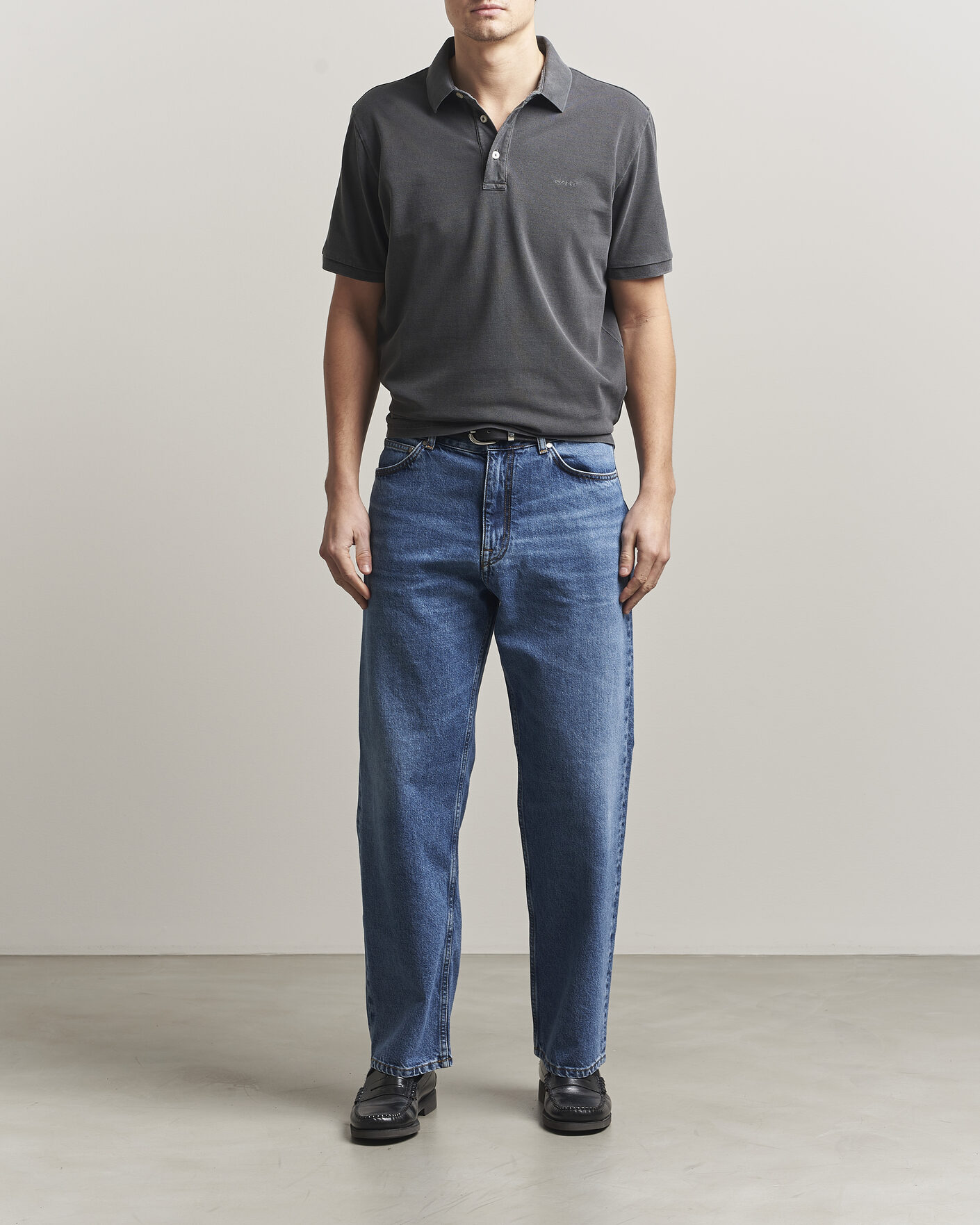 Herre | Polotrøjer | GANT | Sunfaded Polo Black