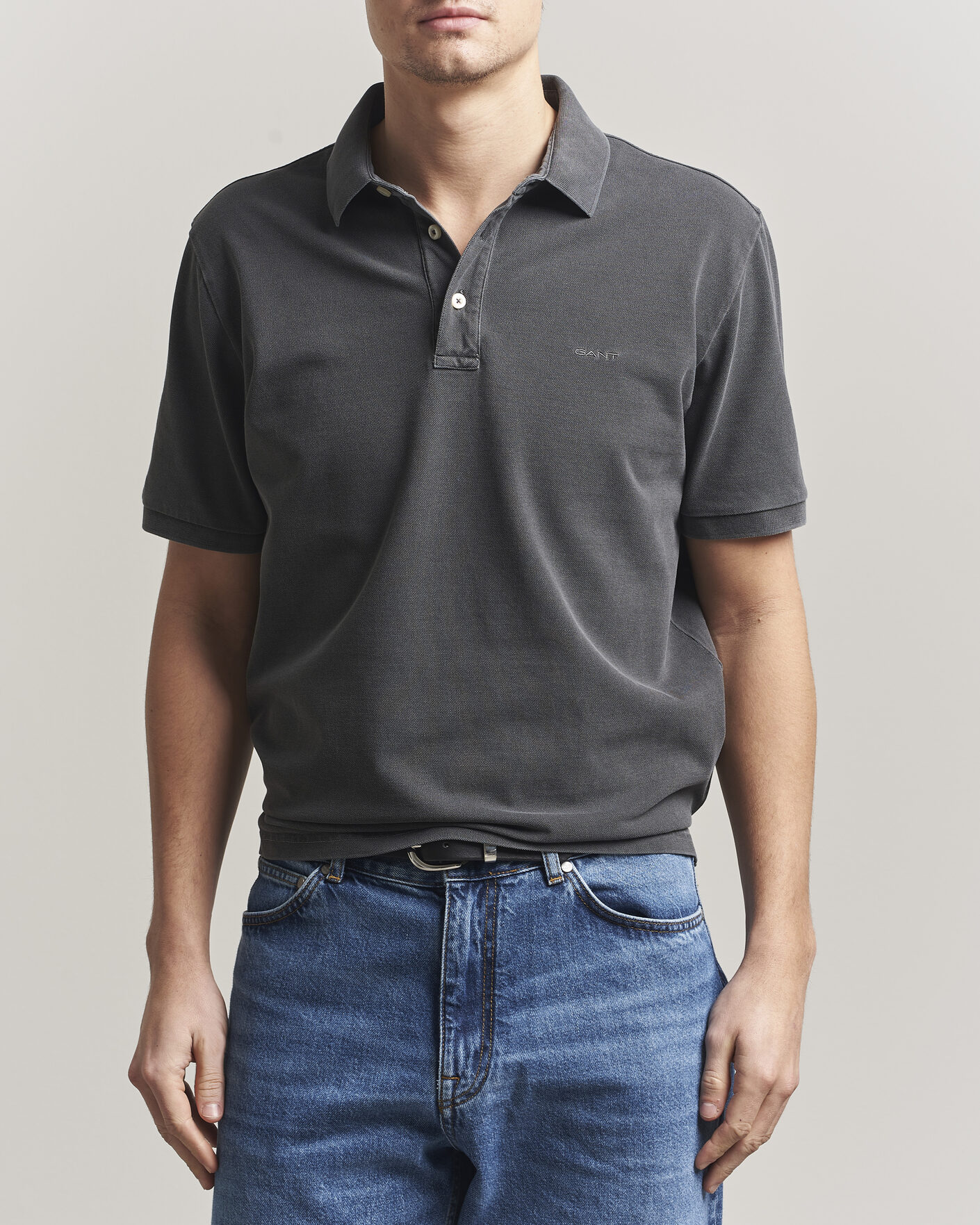 Herre | Polotrøjer | Gant | Sunfaded Polo Black