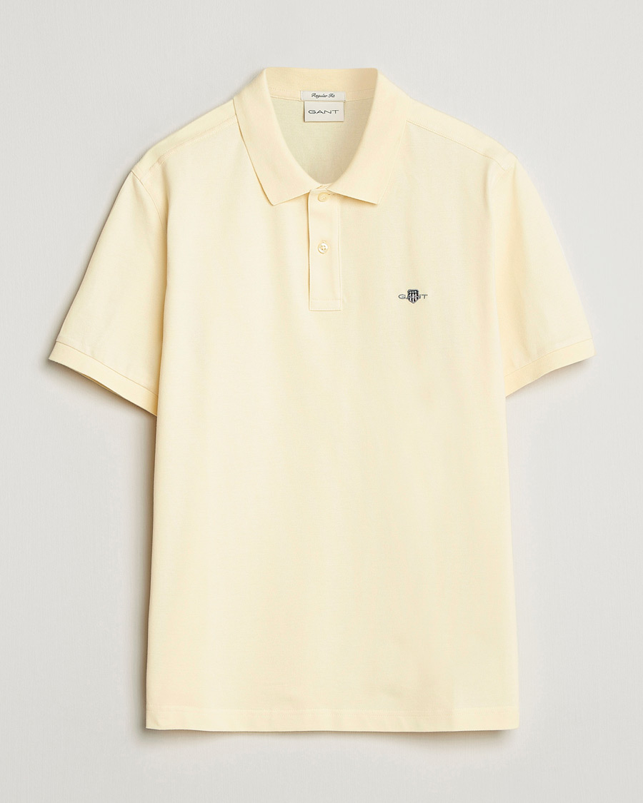Herre | Polotrøjer | GANT | The Original Polo Vanilla Yellow