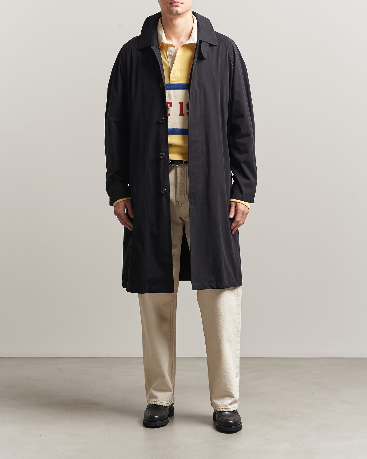 Herre | Jakker | GANT | Cotton Coat Black