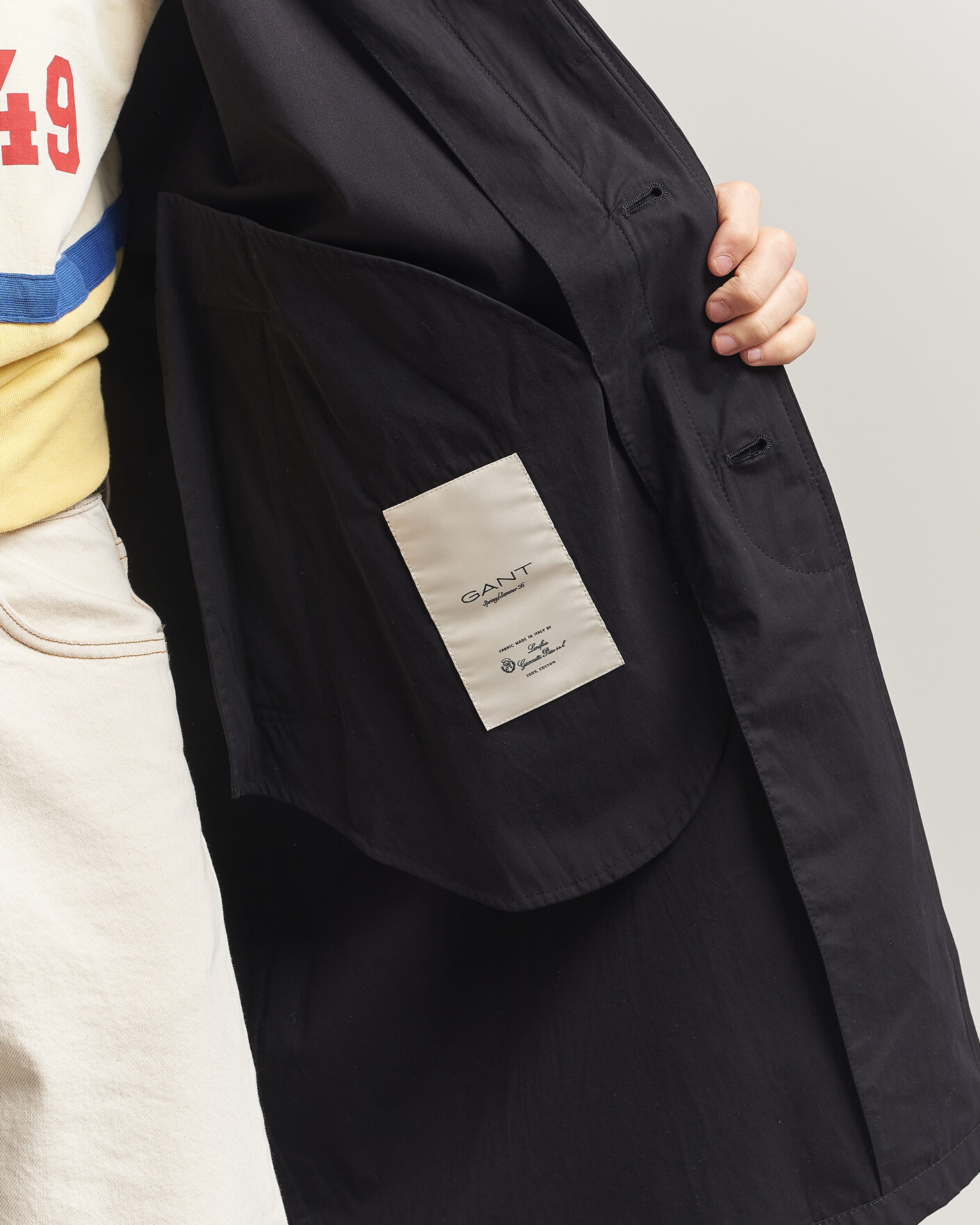 Herre | Jakker | Gant | Cotton Coat Black