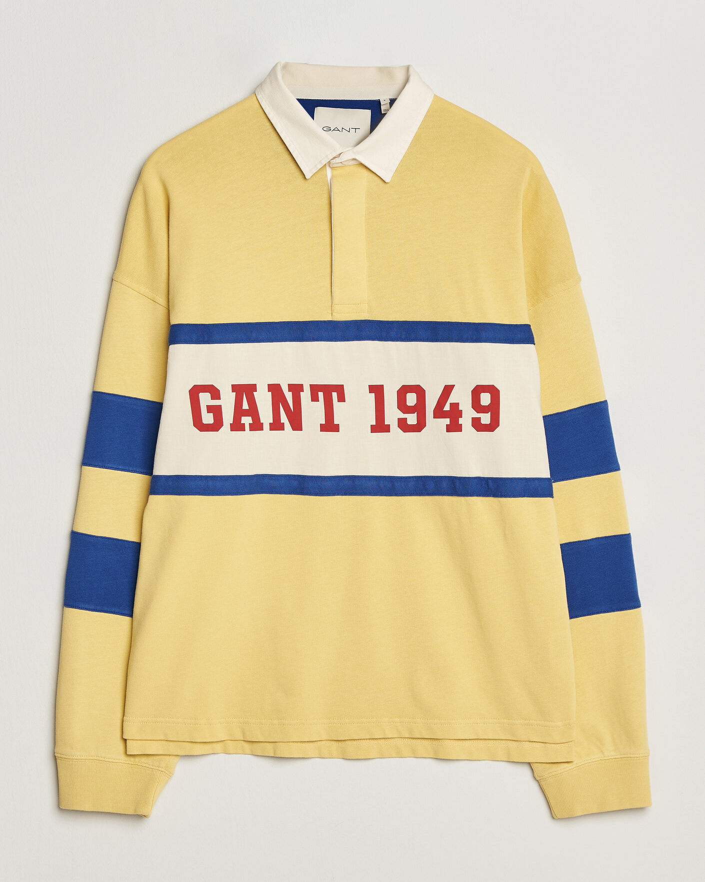 Herre | Trøjer | Gant | Heavy Rugger Light Mustard Yellow