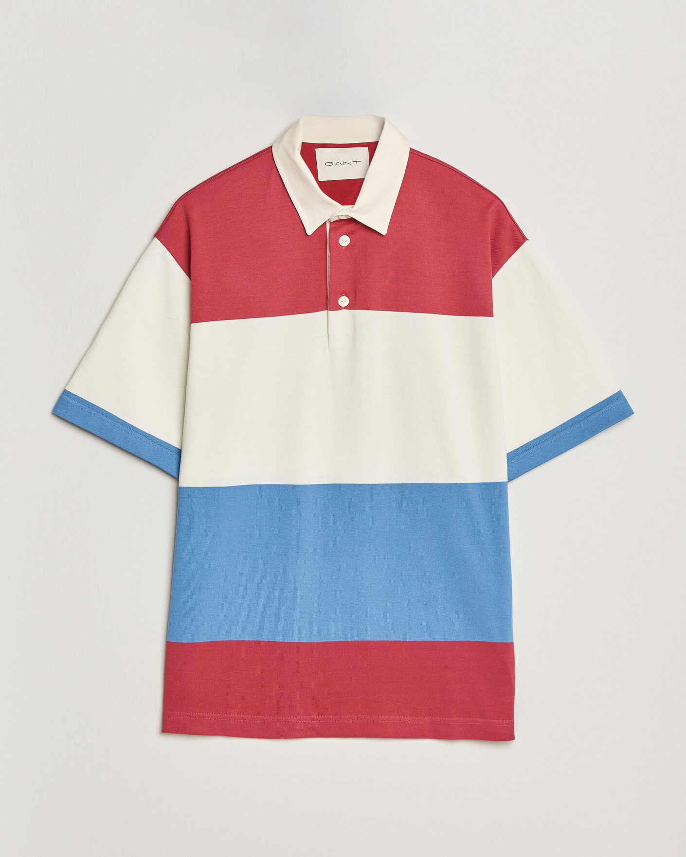Herre | Polotrøjer | Gant | Striped Short Sleeve Rugger Multi