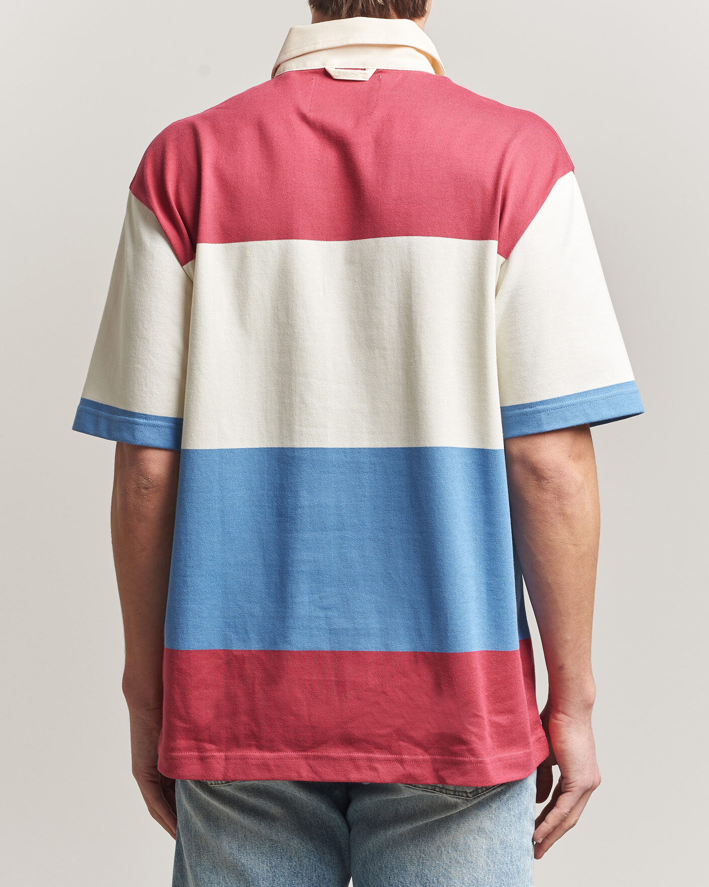 Herre | Polotrøjer | Gant | Striped Short Sleeve Rugger Multi