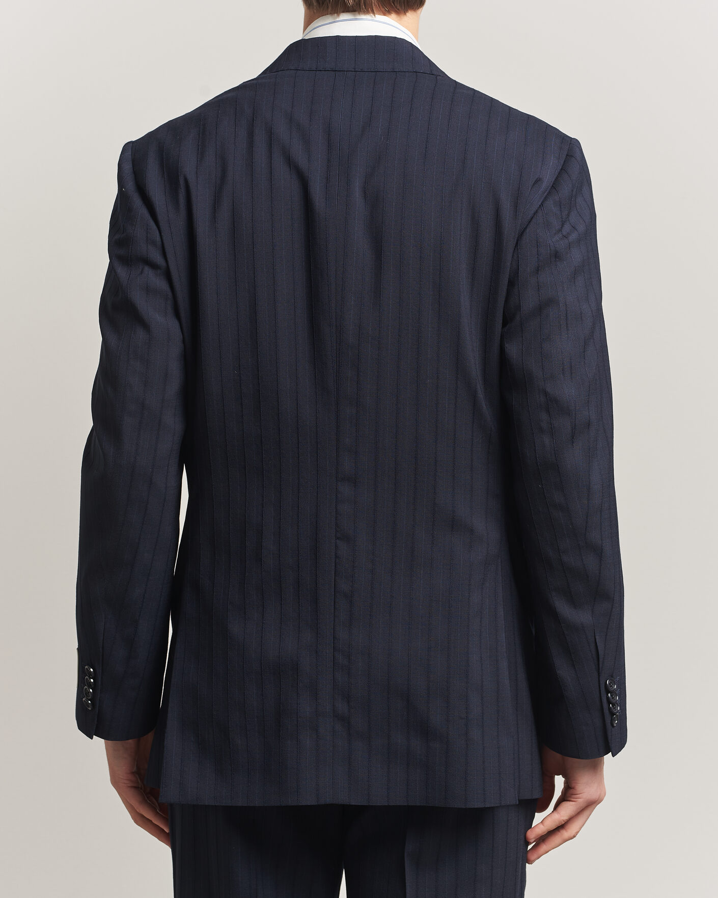 Herre | Blazere & jakker | Gant | Tonal Pinstriped Suit Blazer Evening Blue