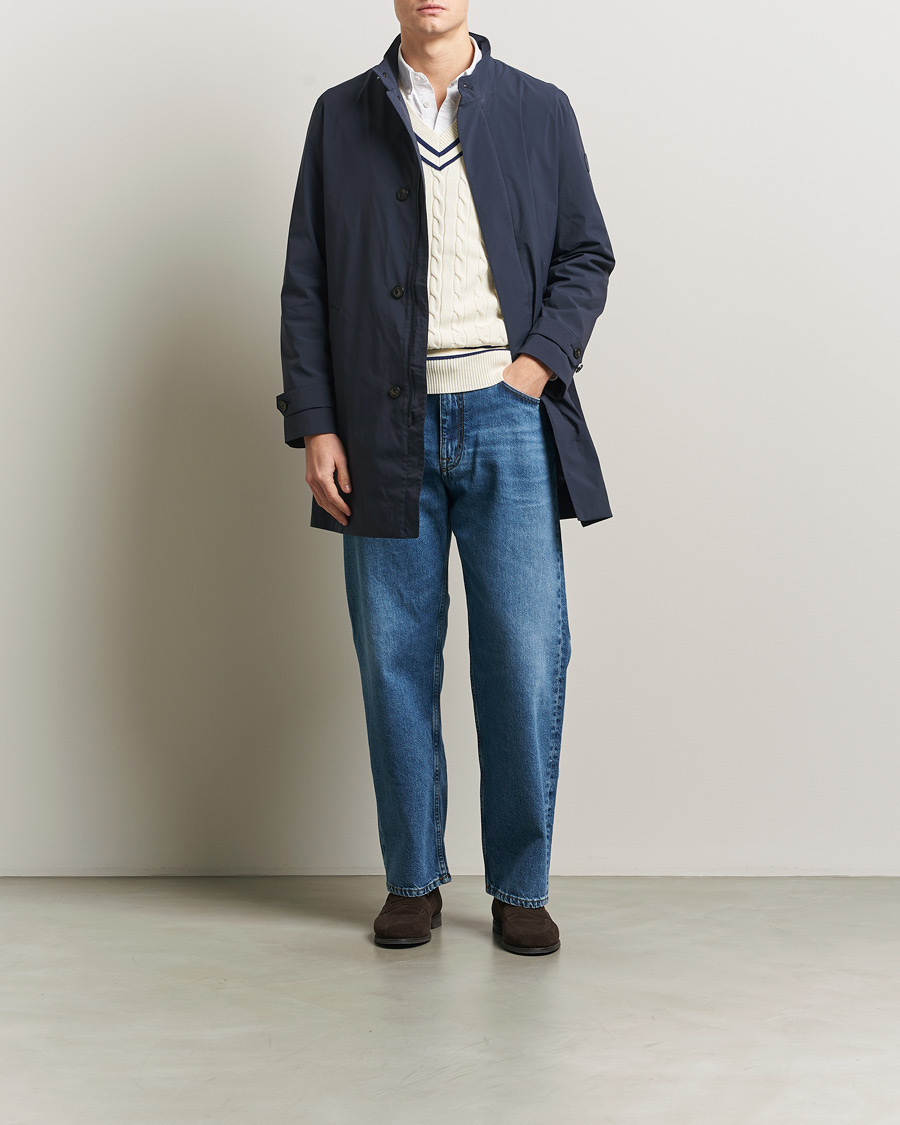 Herre | Jakker | GANT | Lightweight Commuter Coat Evening Blue