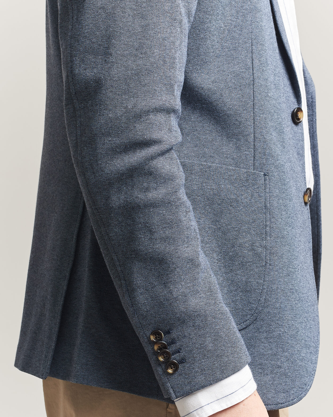 Herre | Blazere & jakker | Gant | Two Tone Jersey Pique Blazer Salty Sea