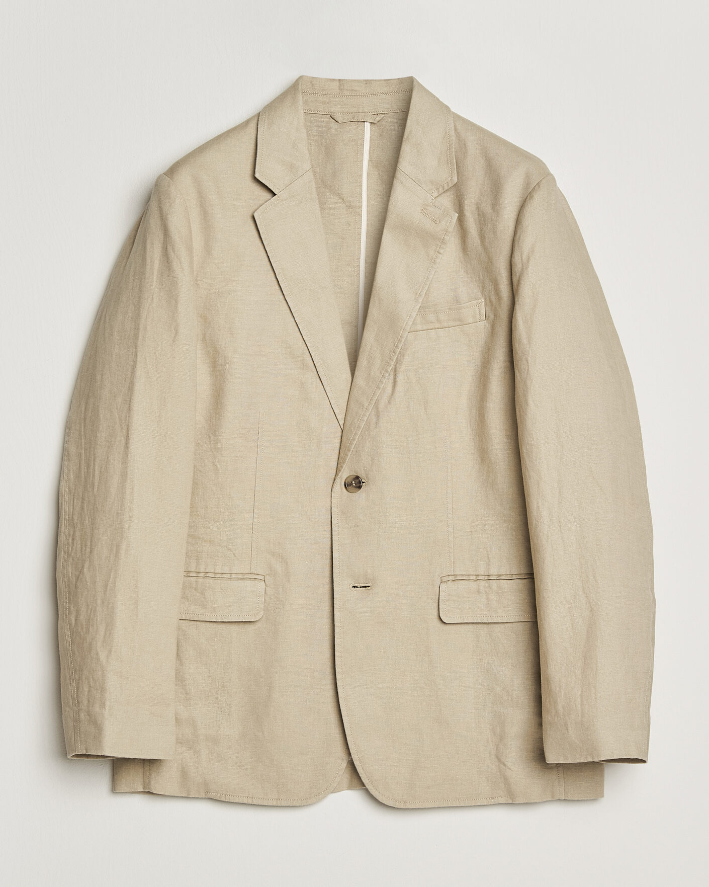 Herre | Blazere & jakker | Gant | Garment Dyed Linen Blazer Oat Beige