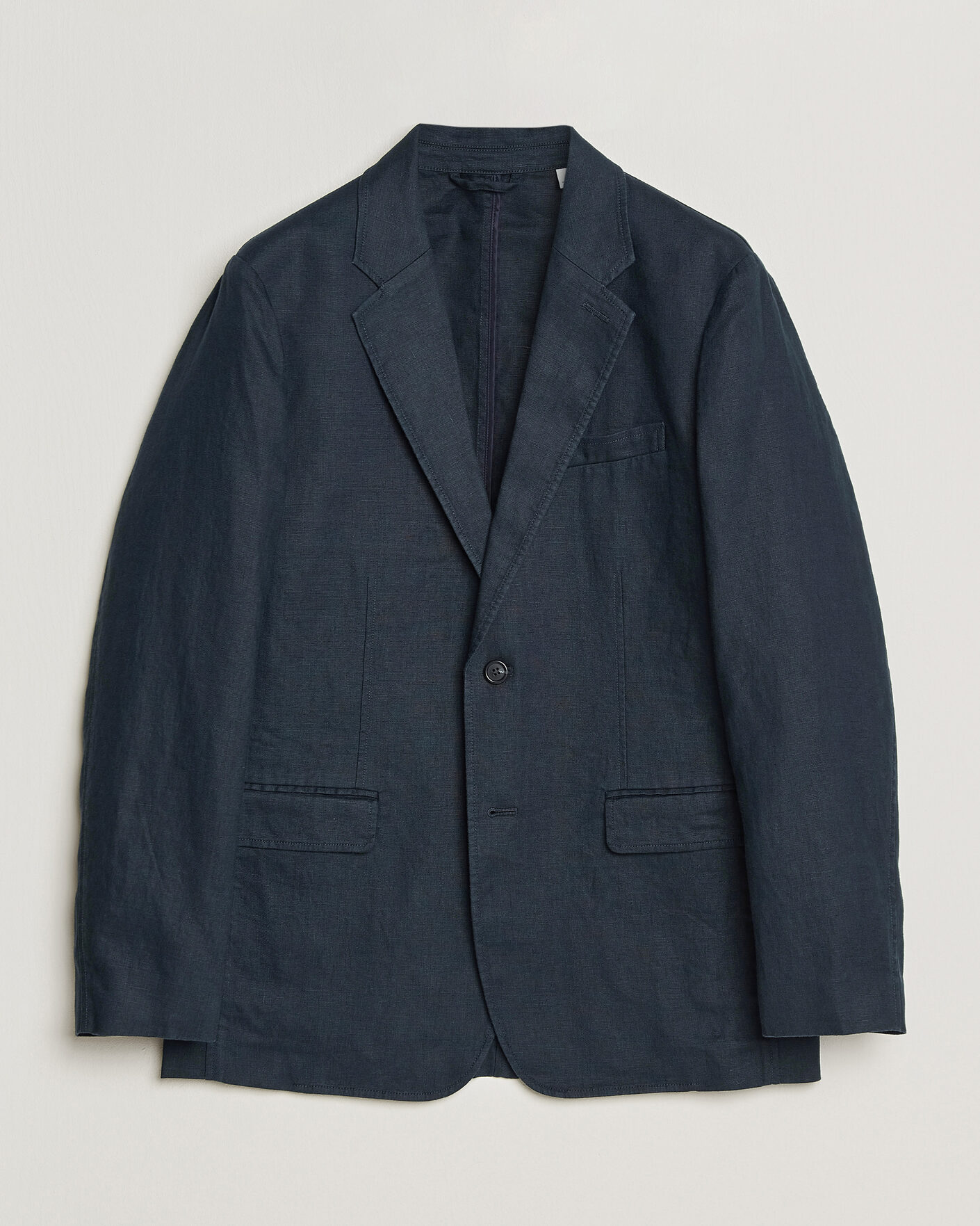 Herre | Blazere & jakker | Gant | Garment Dyed Linen Blazer Evening Blue