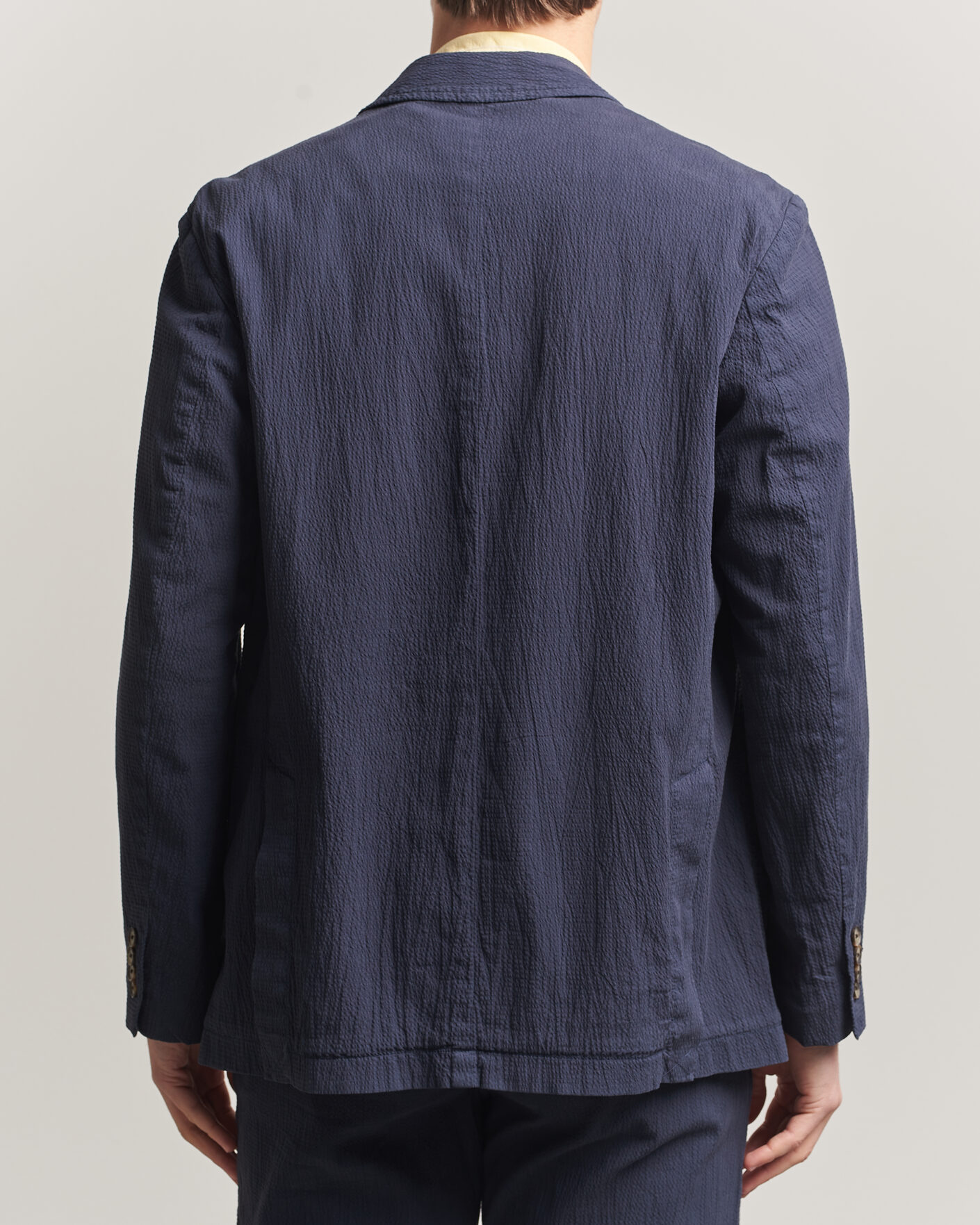 Herre | Blazere & jakker | Gant | Garment Dyed Seersucker Blazer Evening Blue