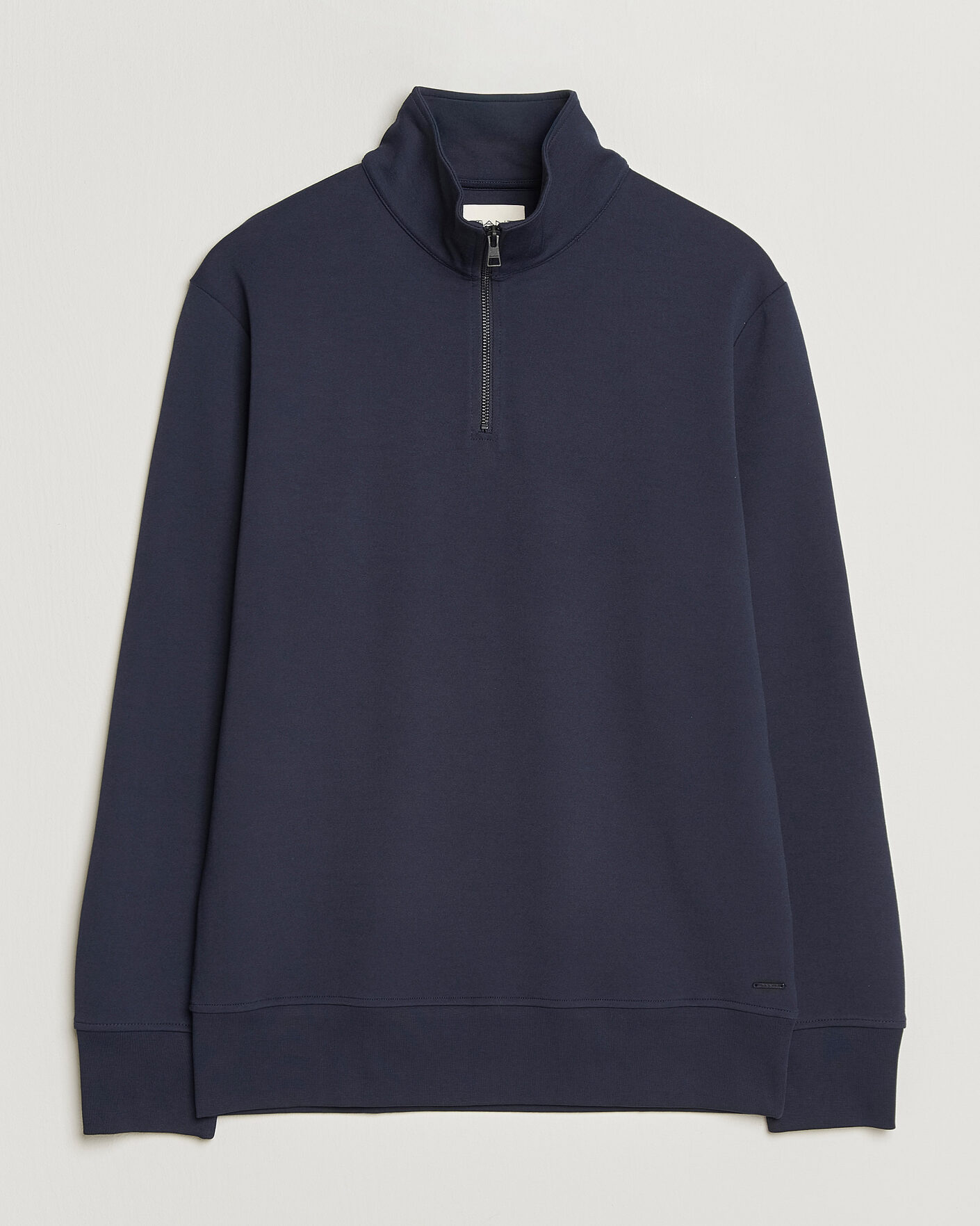 Herre | Trøjer | GANT | Interlock Half Zip Evening Blue