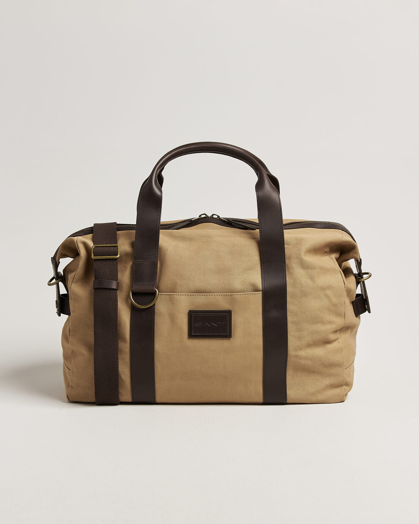 Herre | Tasker | GANT | Washed Canvas Duffle Bag Warm Khaki
