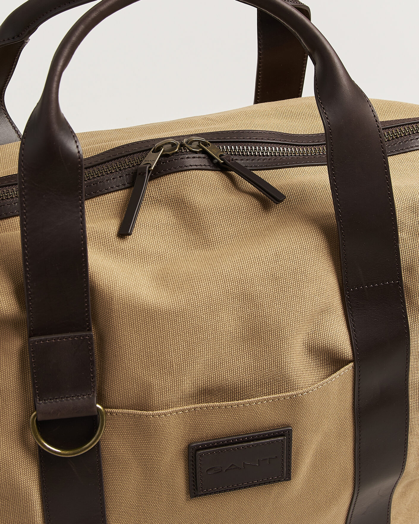Herre | Tasker | Gant | Washed Canvas Duffle Bag Warm Khaki
