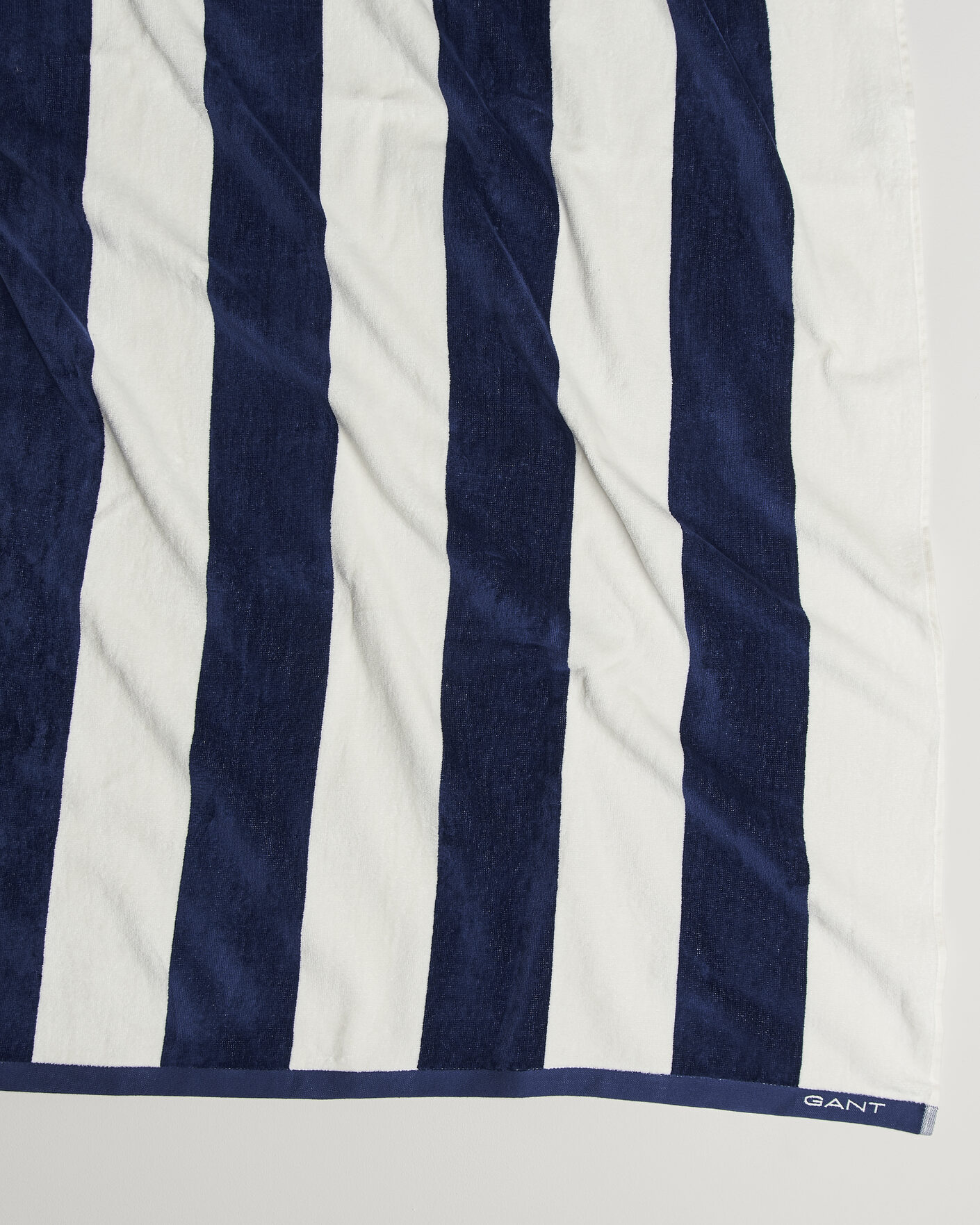 Herre | Tekstiler | GANT | Striped Beach Towel Vintage Blue