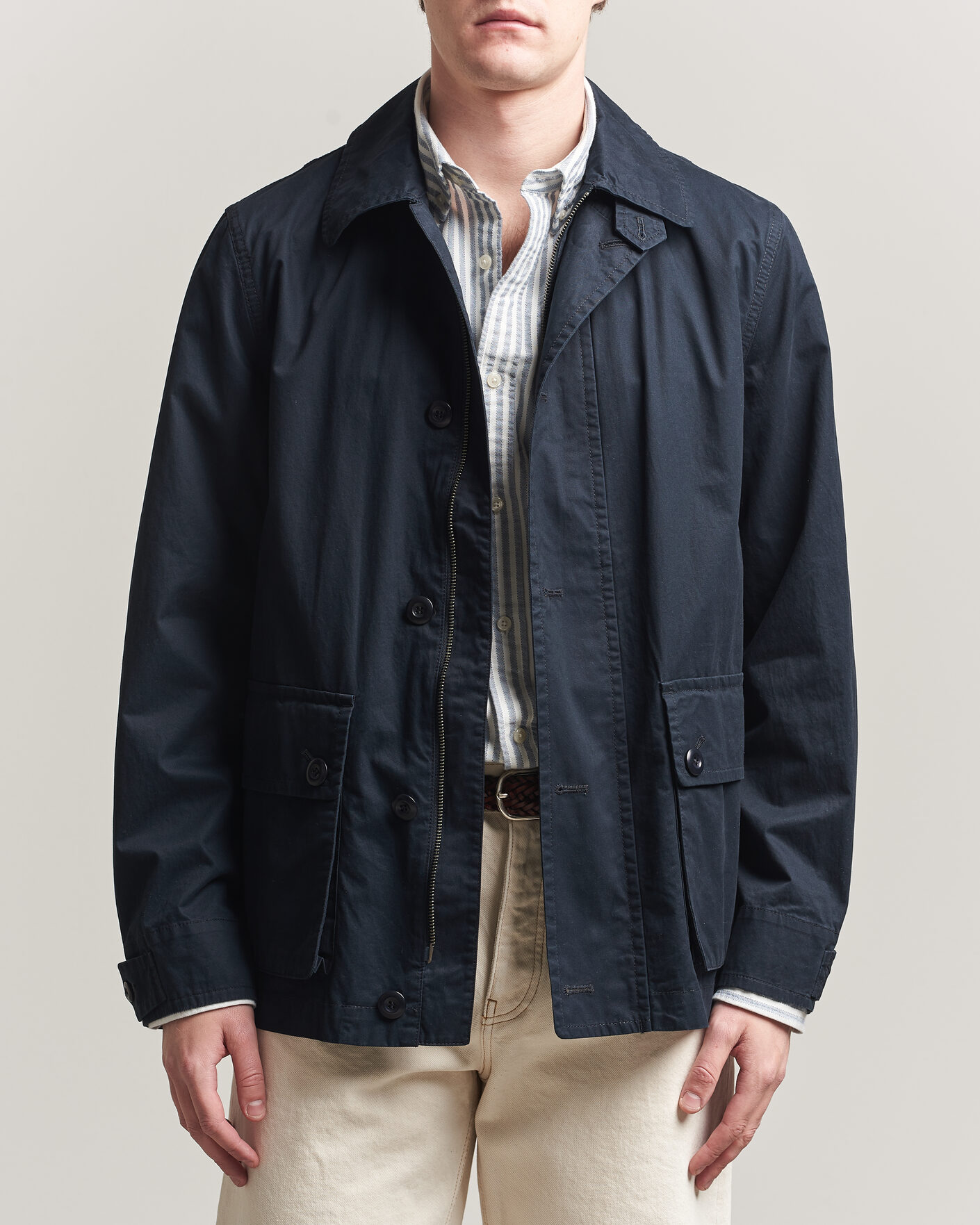 Herre | Jakker | GANT | Cotton Decker Jacket Black
