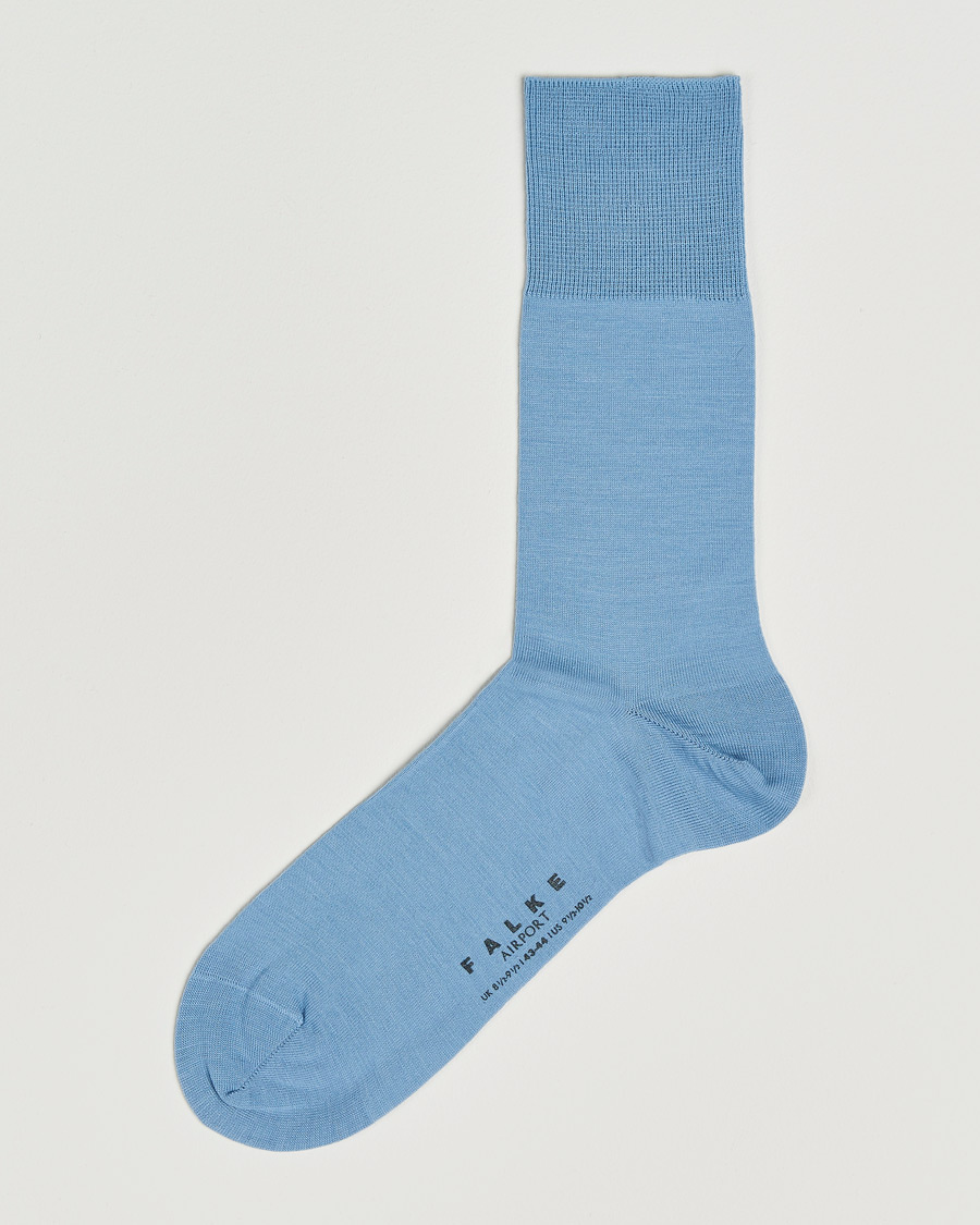 Herre | Undertøj | Falke | Airport Socks Sky Blue