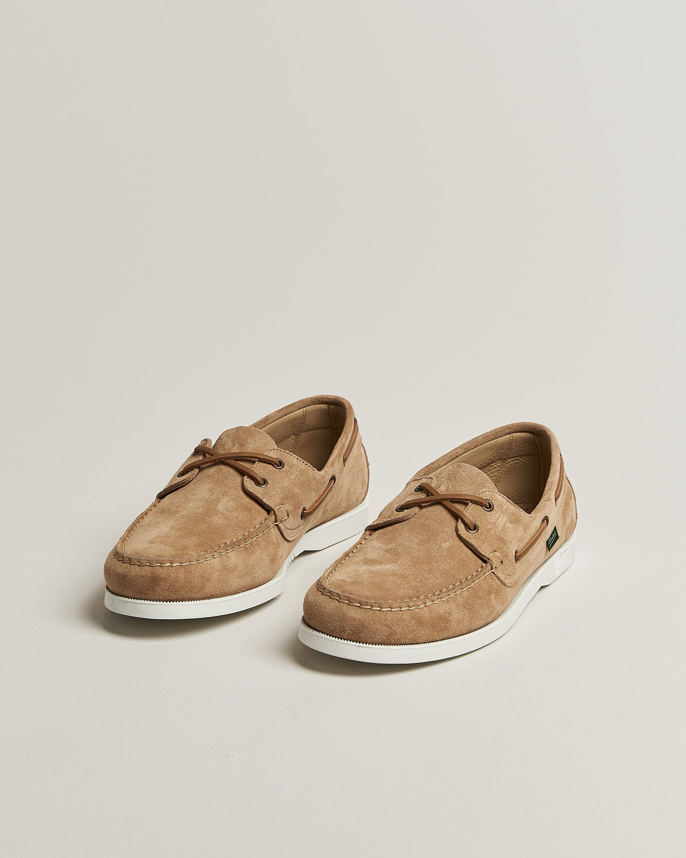 Herre | Sejlersko | Paraboot | Barth Boat Shoe Beige Suede