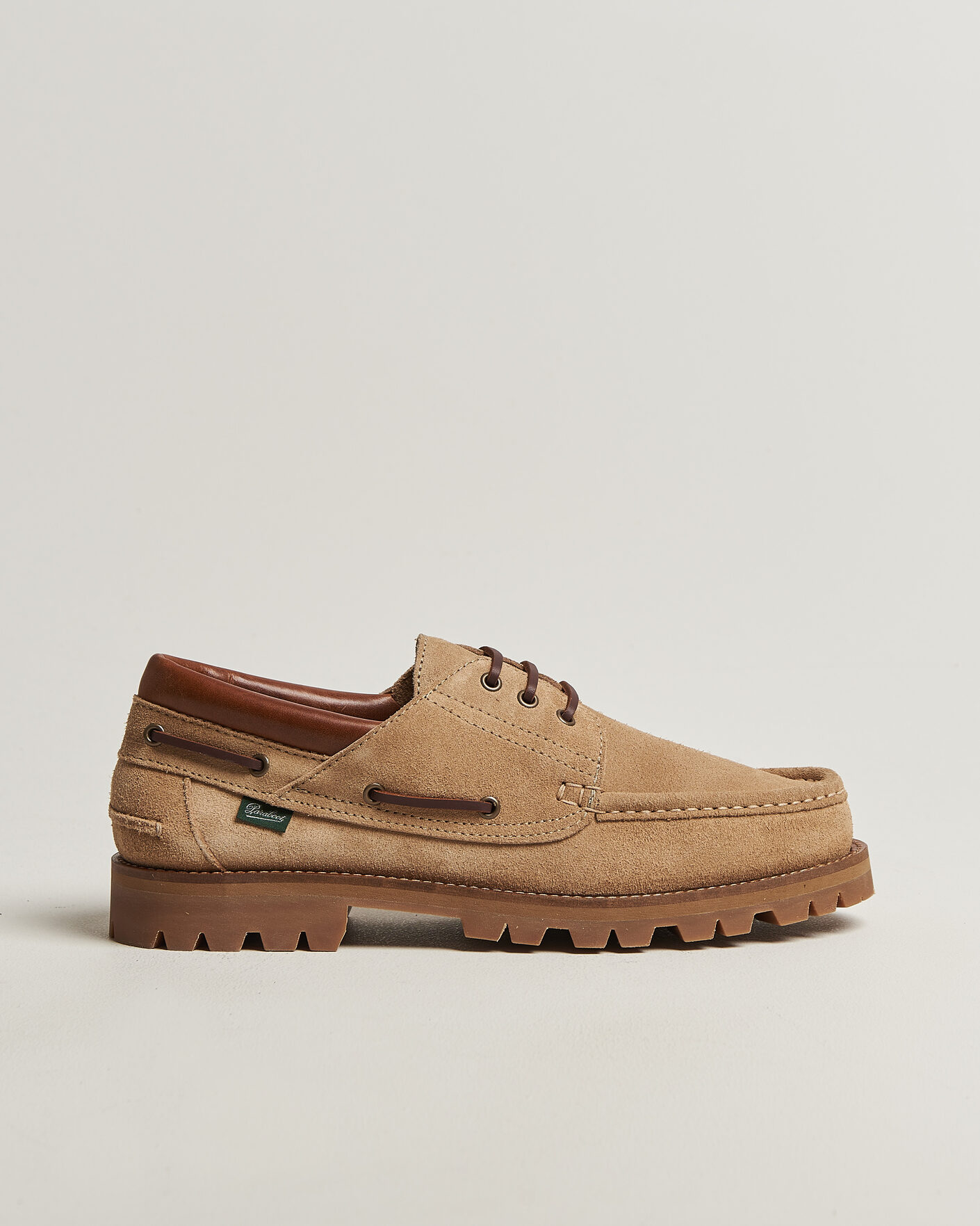 Herre | Derbys | Paraboot | Briac Moc Toe Derby Sand Suede