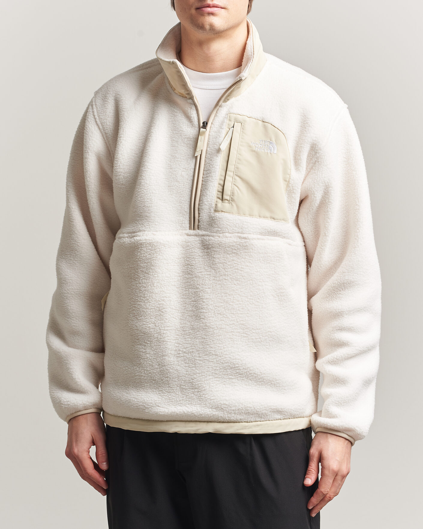 Herre | Trøjer | The North Face | Yumiori Fleece Half Zip White Dune
