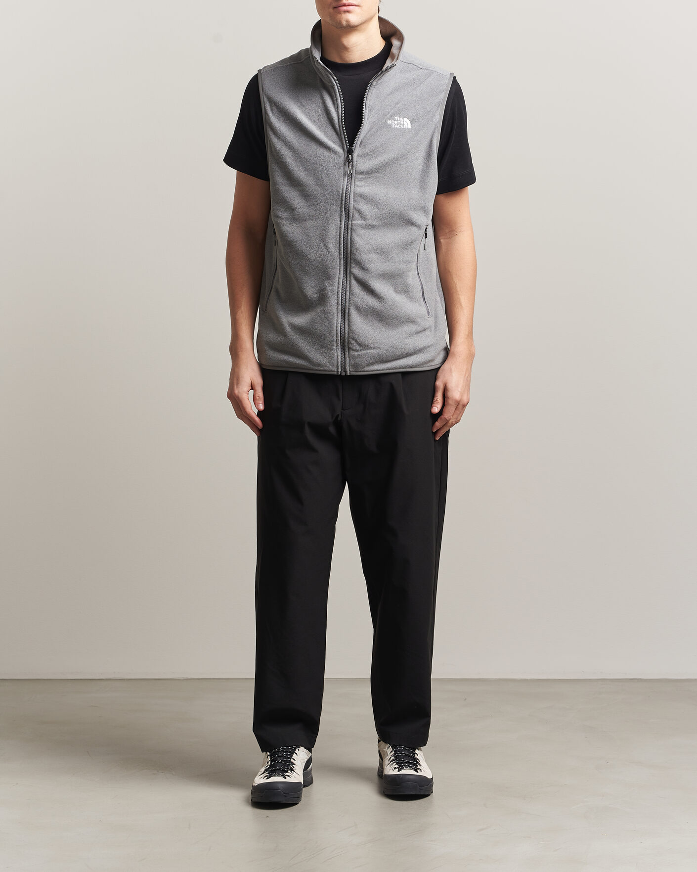 Herre | Trøjer | The North Face | Glacier Fleece Vest Grey