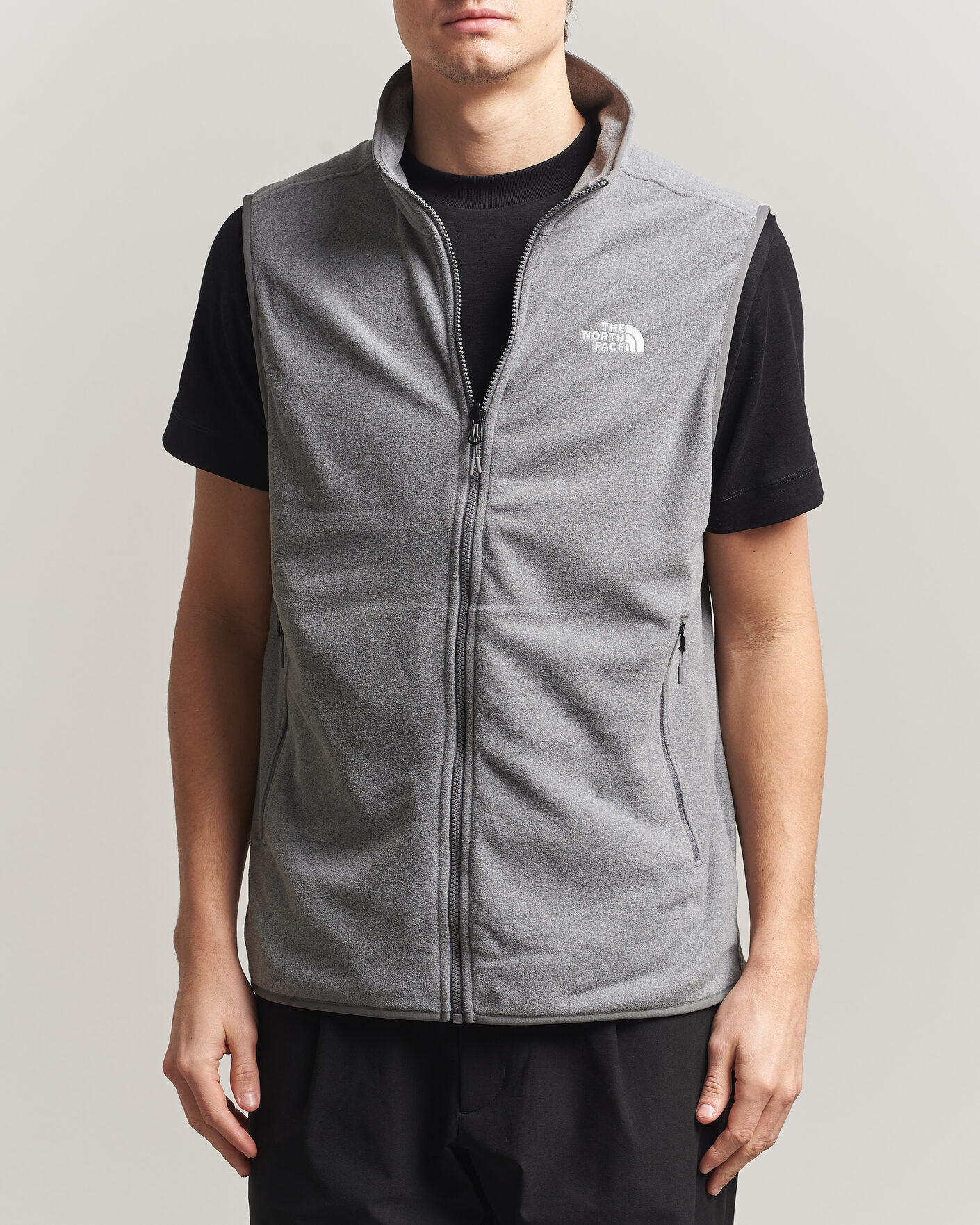 Herre | Trøjer | The North Face | Glacier Fleece Vest Grey