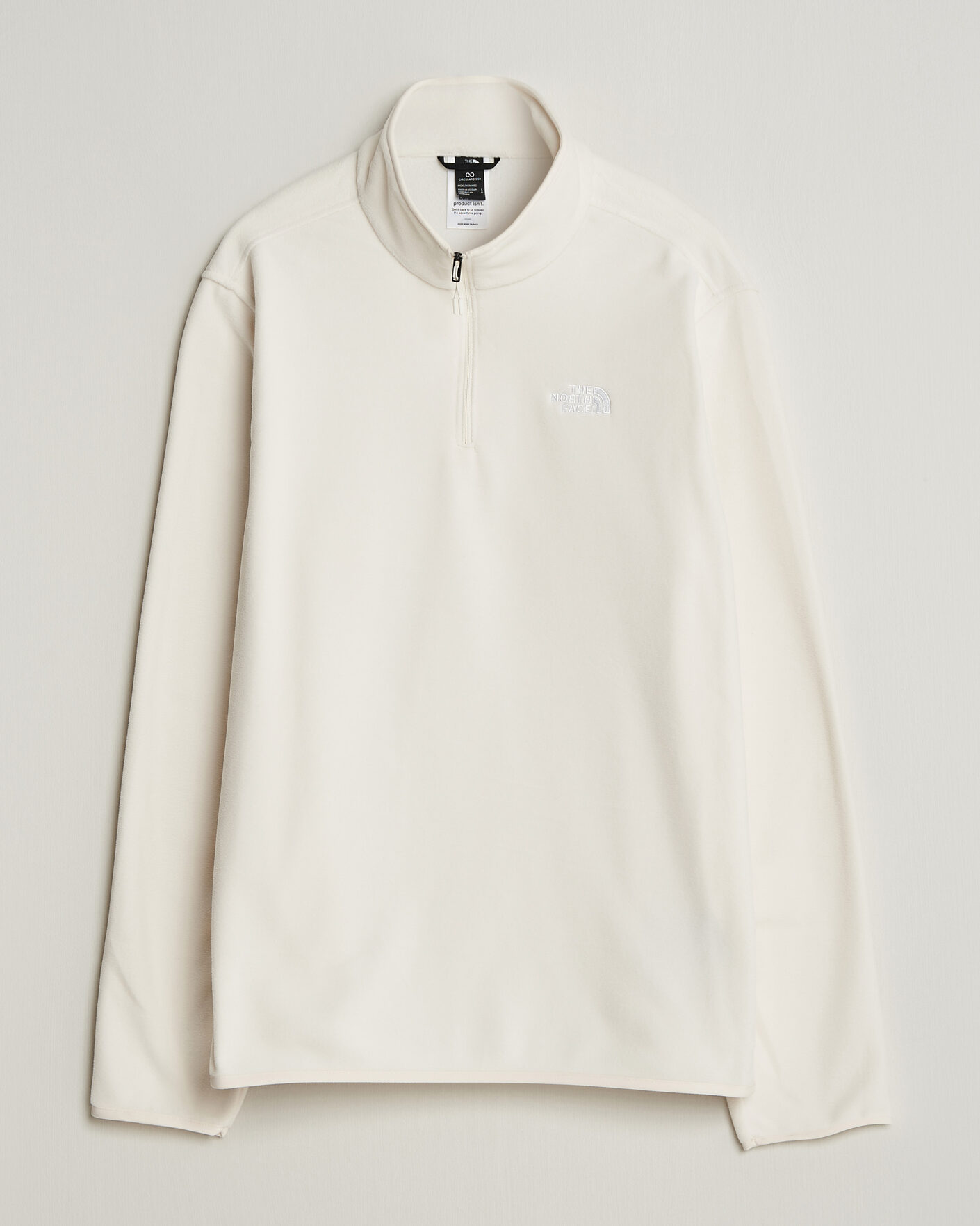 Herre | Trøjer | The North Face | Glacier 1/4 Zip Fleece White Dune