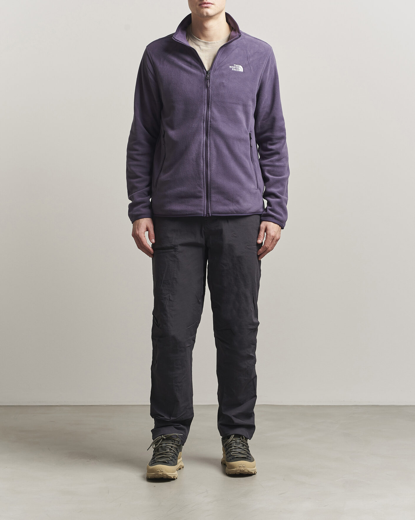 Herre | Trøjer | The North Face | Glacier Full Zip Fleece Endless Dusk