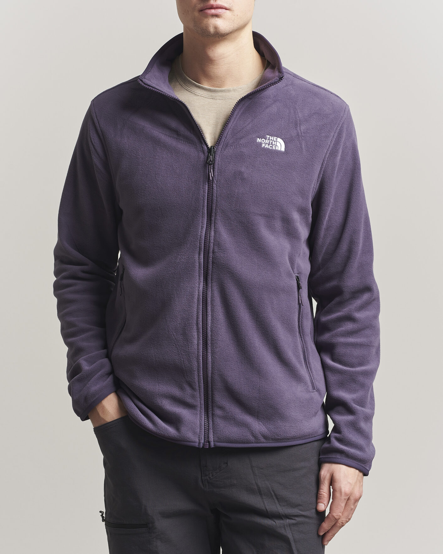 Herre | Trøjer | The North Face | Glacier Full Zip Fleece Endless Dusk