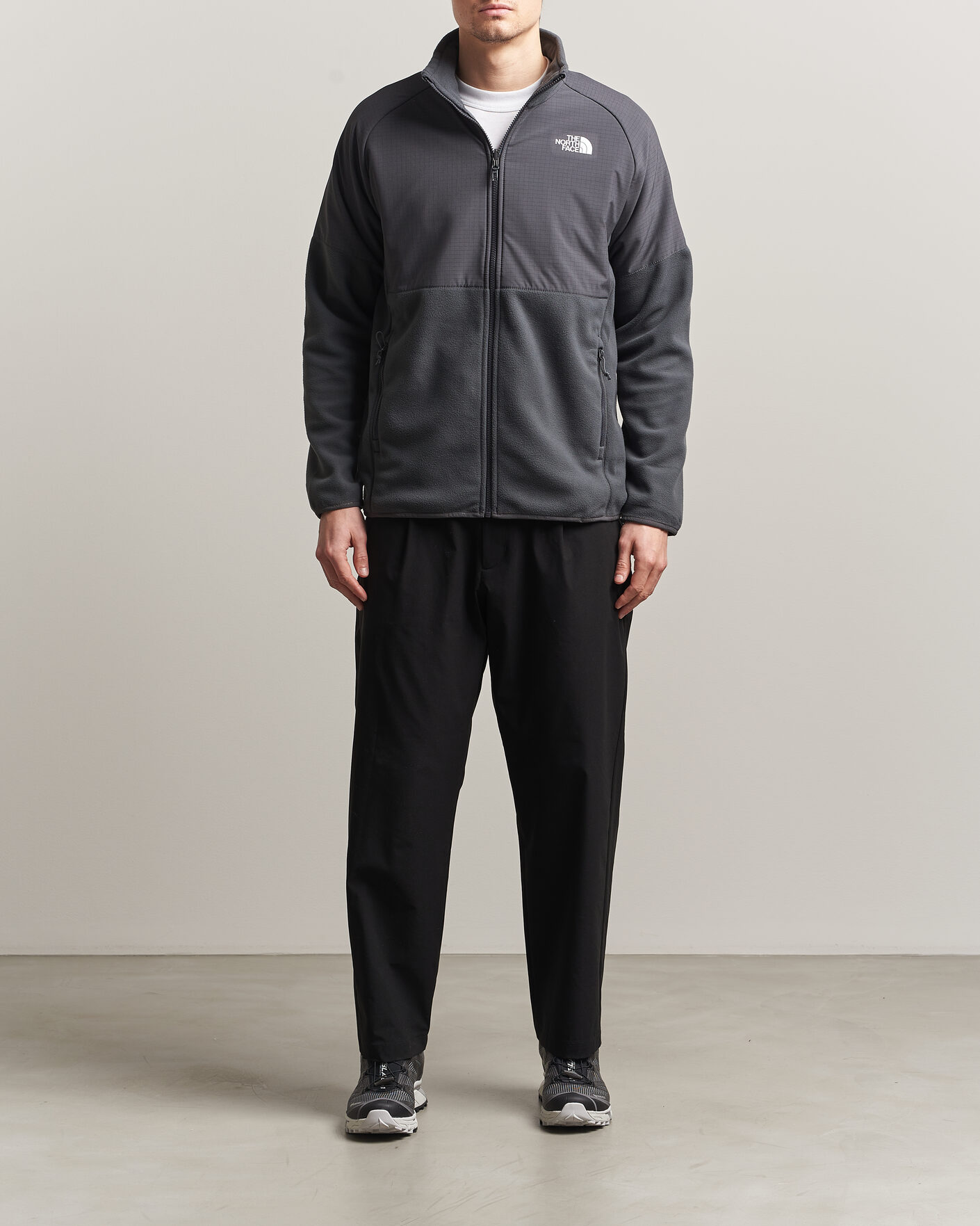 Herre | Trøjer | The North Face | Glacier Hybrid Fleece  Black