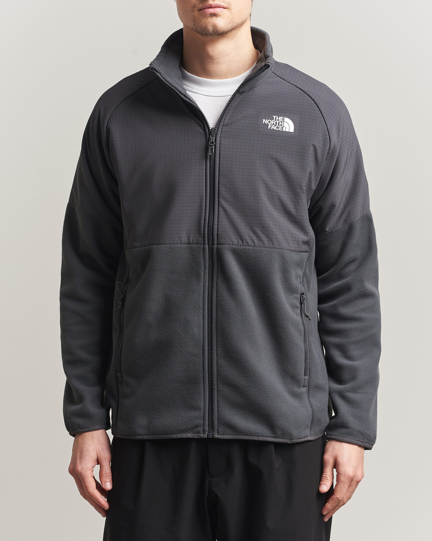 Herre | Trøjer | The North Face | Glacier Hybrid Fleece Black