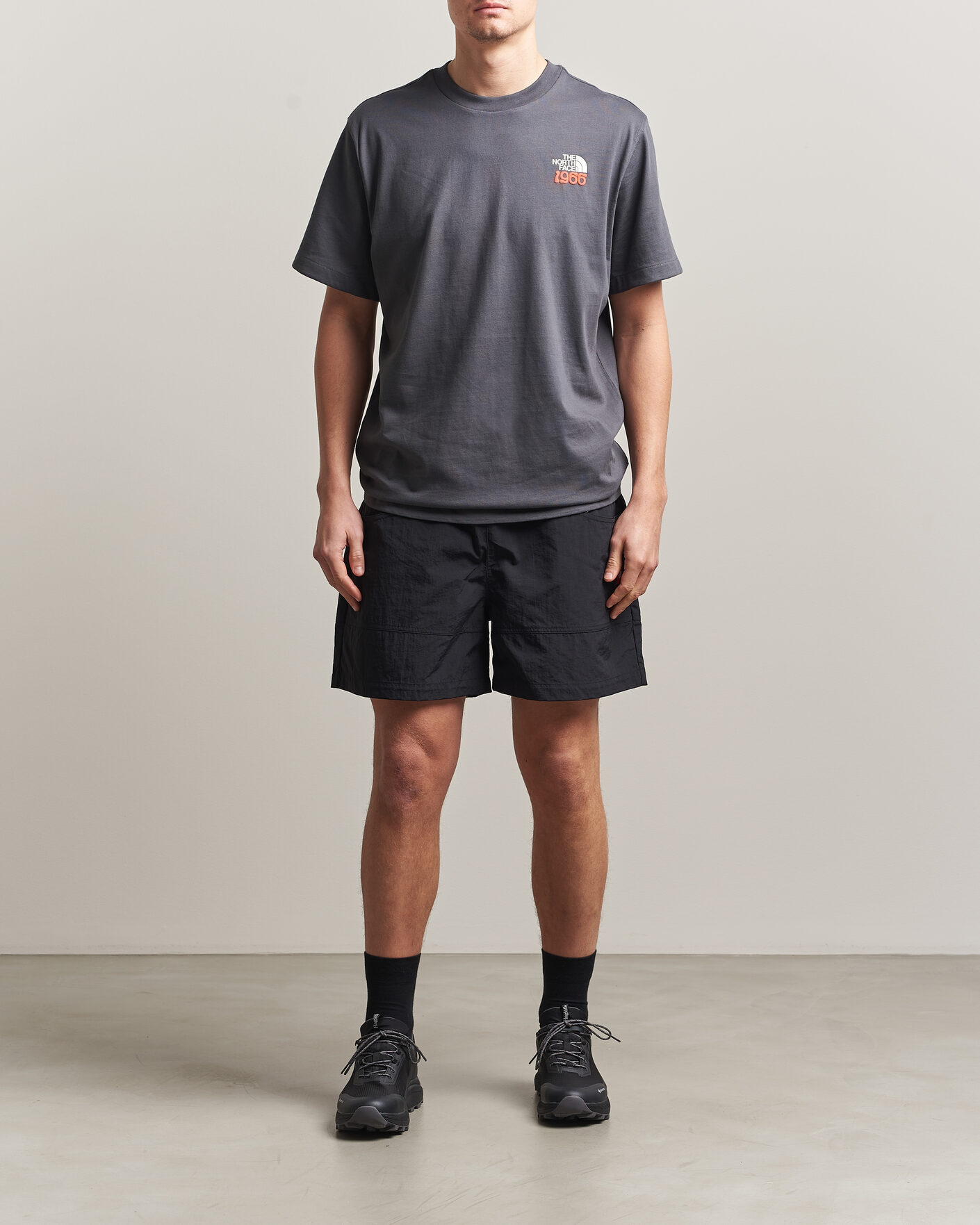 Herre | T-Shirts | The North Face | 1966 Printed T-Shirt Anthracite Grey